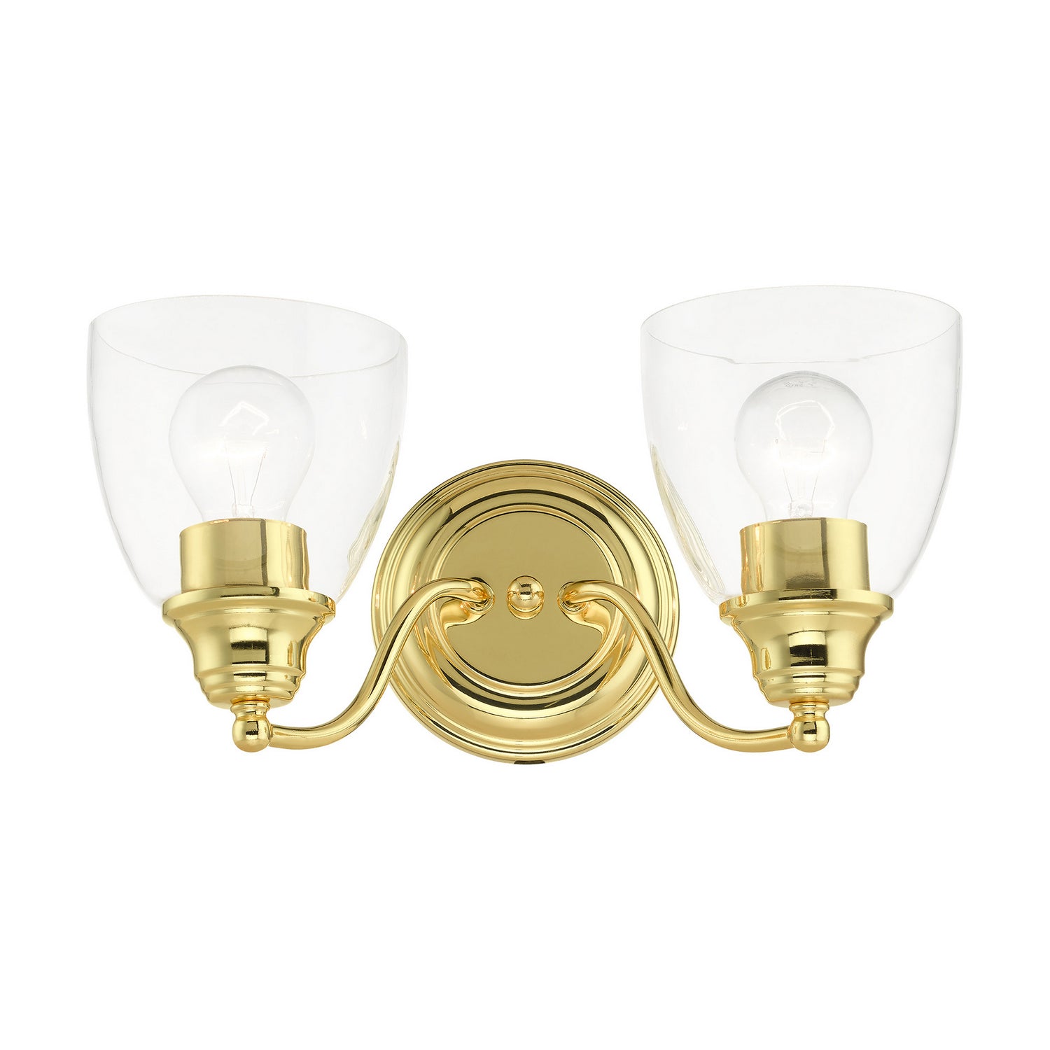 Livex Lighting - 15132-02 - Two Light Vanity - Montgomery - Polished Brass