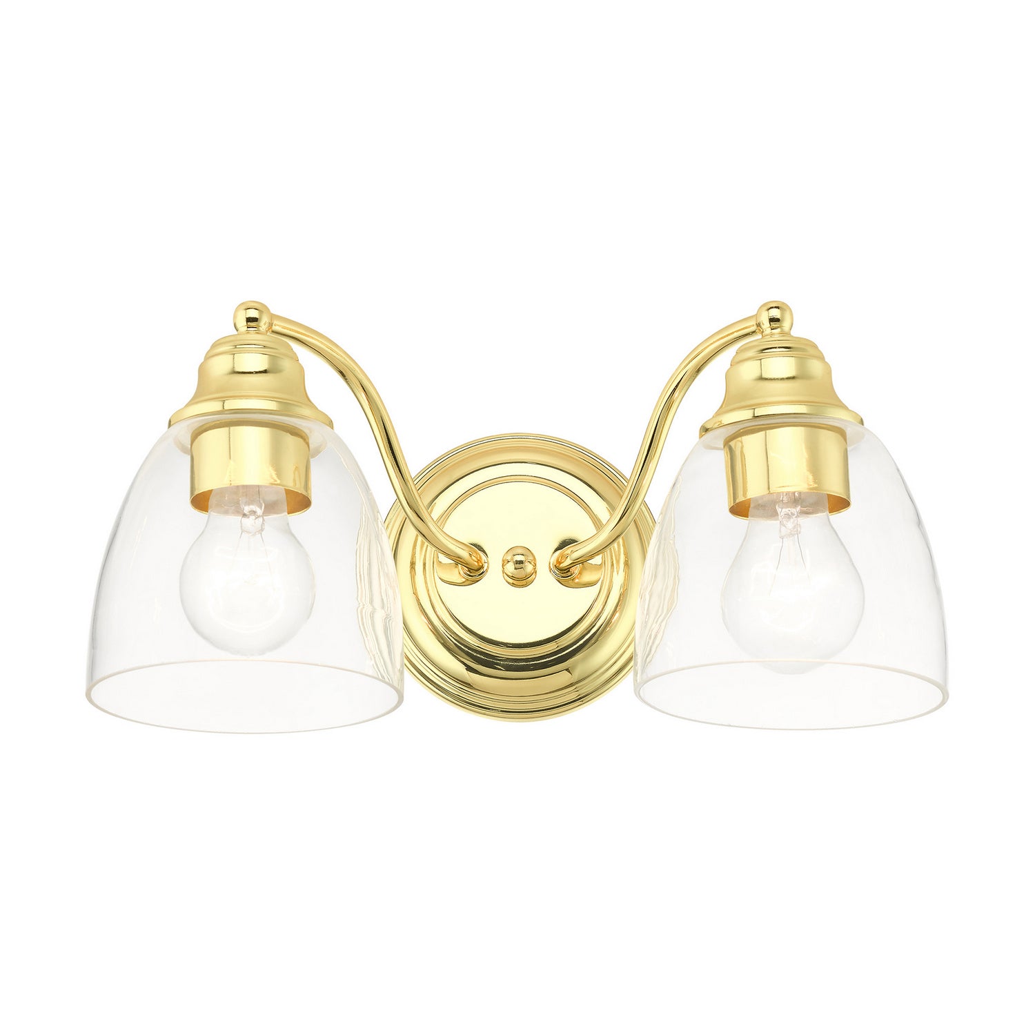 Livex Lighting - 15132-02 - Two Light Vanity - Montgomery - Polished Brass