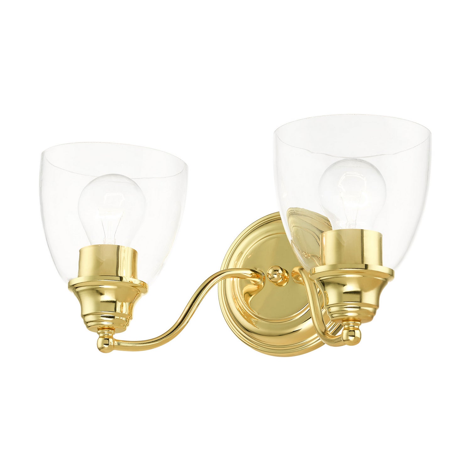 Livex Lighting - 15132-02 - Two Light Vanity - Montgomery - Polished Brass