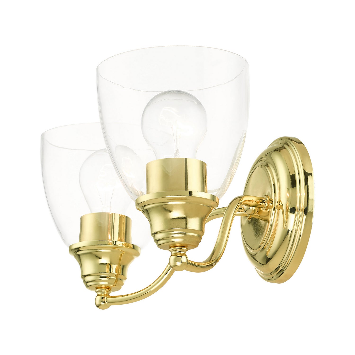 Livex Lighting - 15132-02 - Two Light Vanity - Montgomery - Polished Brass