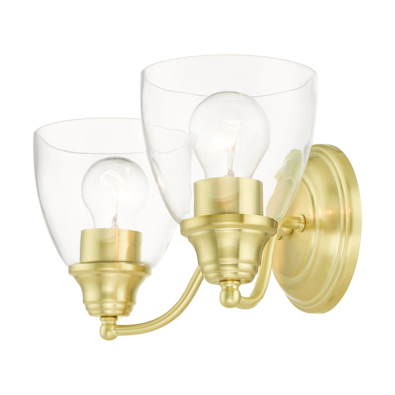 Livex Lighting - 15132-12 - Two Light Vanity - Montgomery - Satin Brass