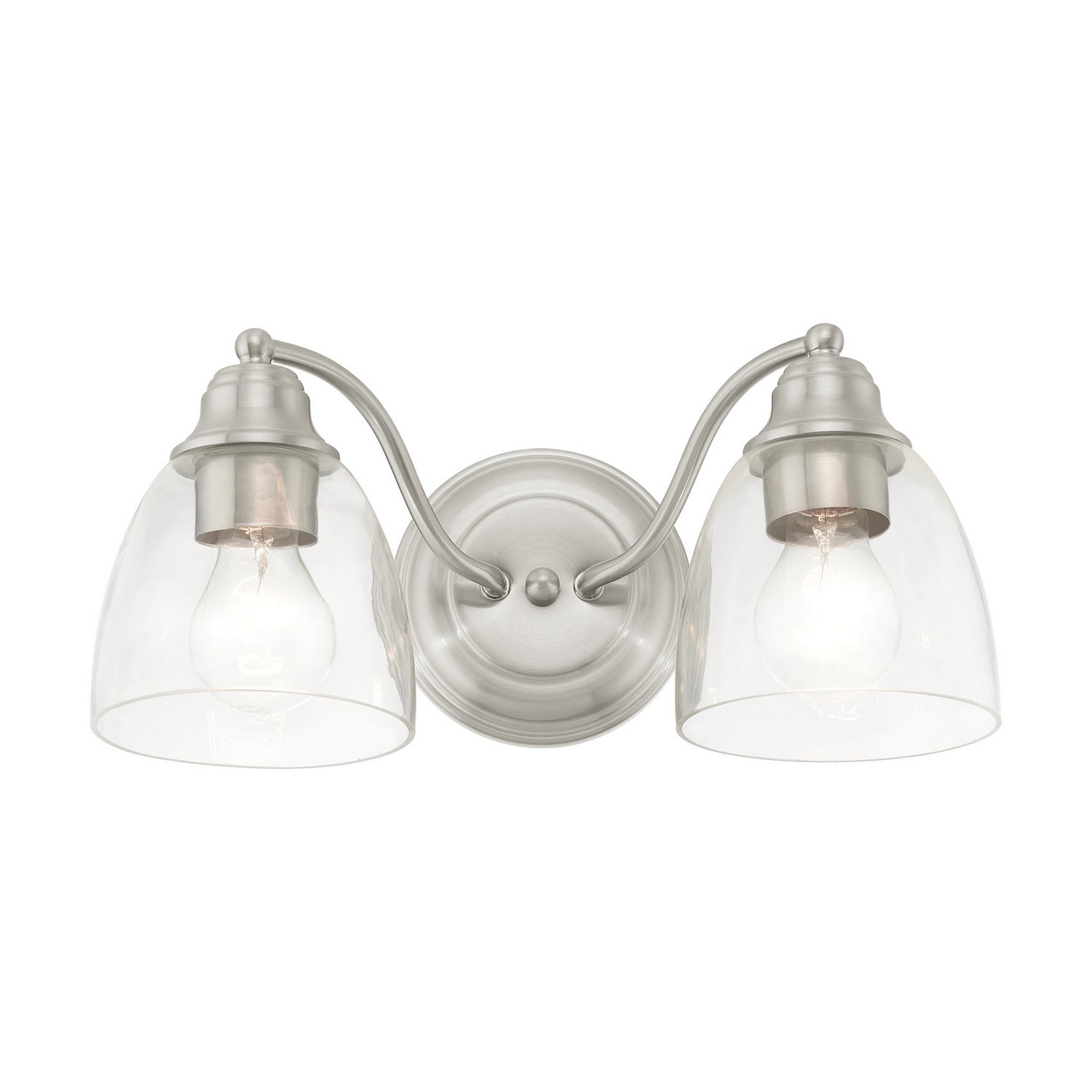 Livex Lighting - 15132-91 - Two Light Vanity - Montgomery - Brushed Nickel