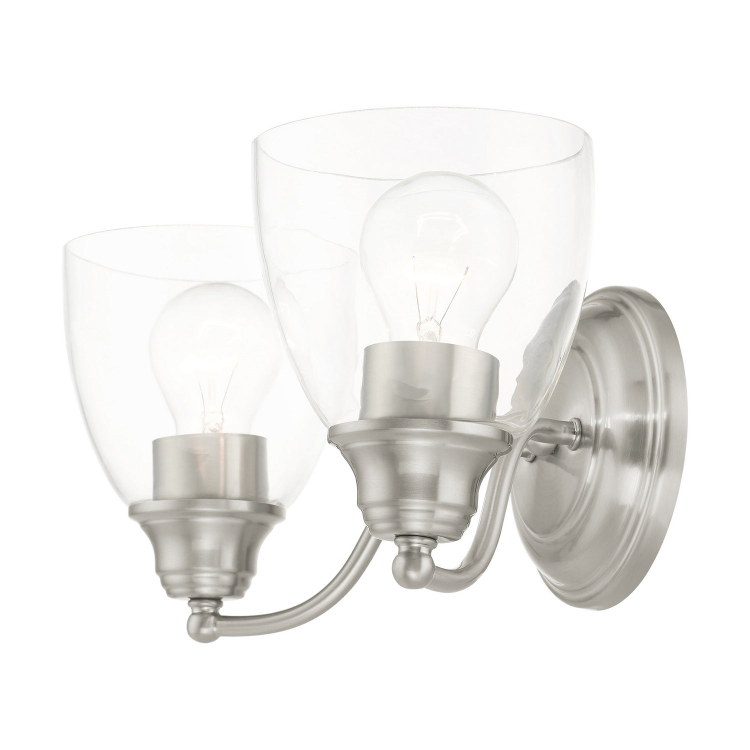 Livex Lighting - 15132-91 - Two Light Vanity - Montgomery - Brushed Nickel