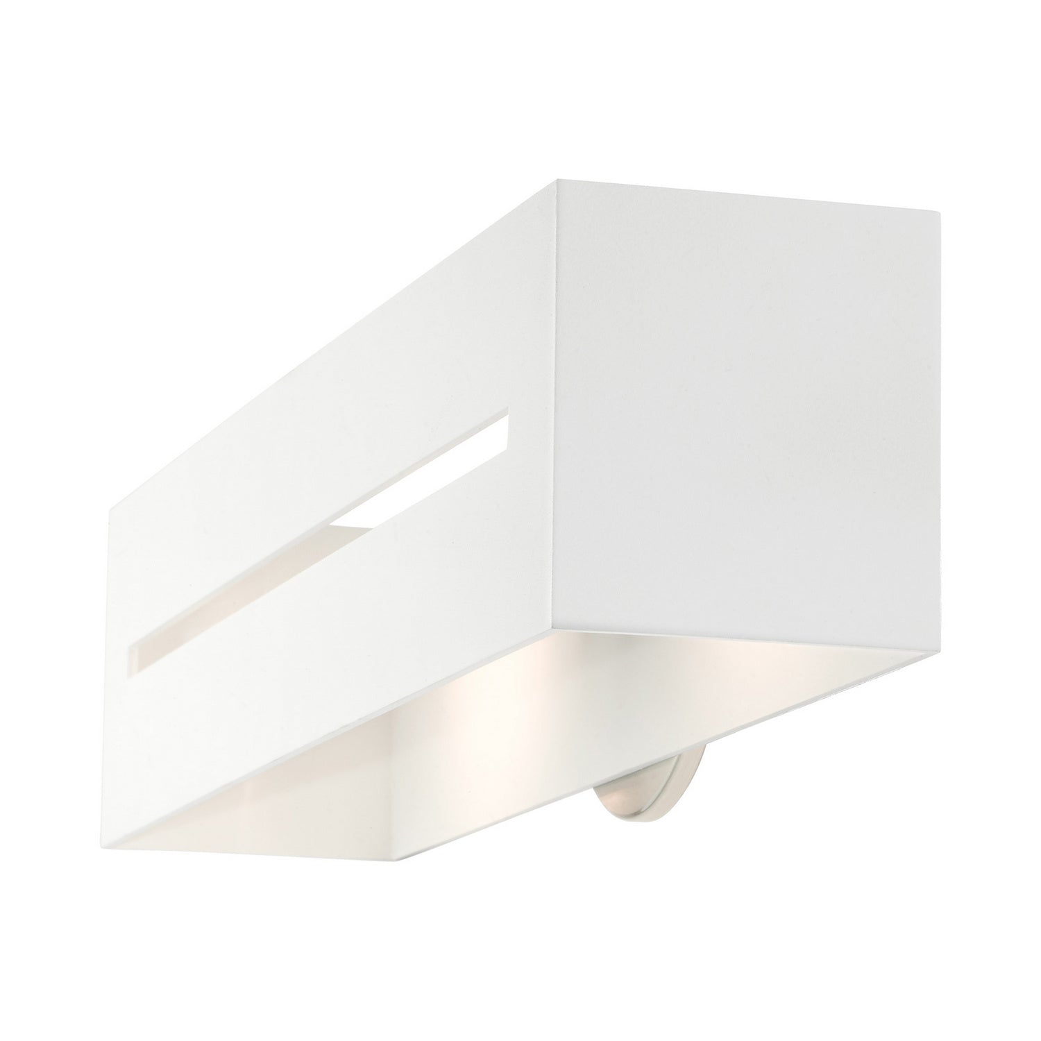 Livex Lighting - 16682-13 - Two Light Vanity - Soma - Textured White w/ Brushed Nickels