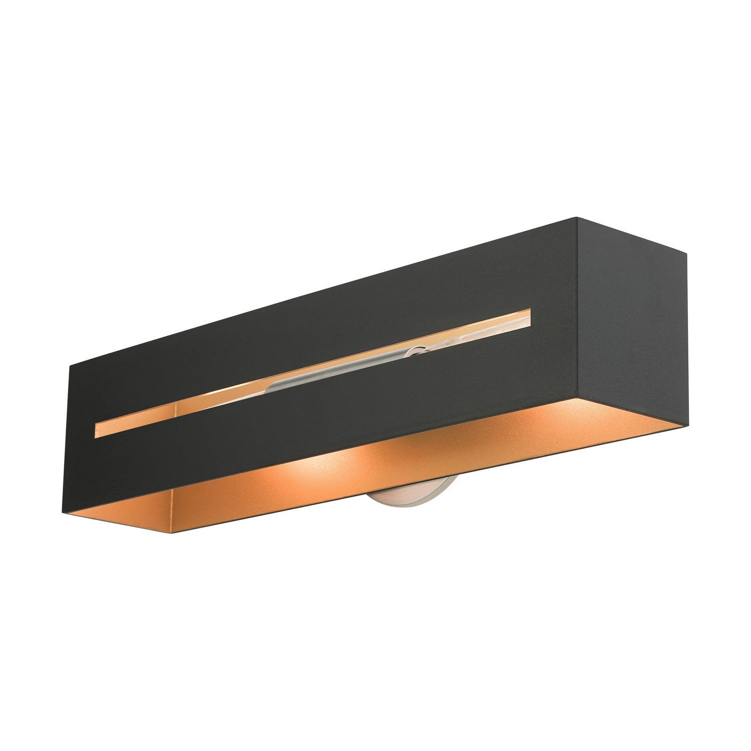 Livex Lighting - 16682-14 - Two Light Vanity - Soma - Textured Black w/ Brushed Nickels