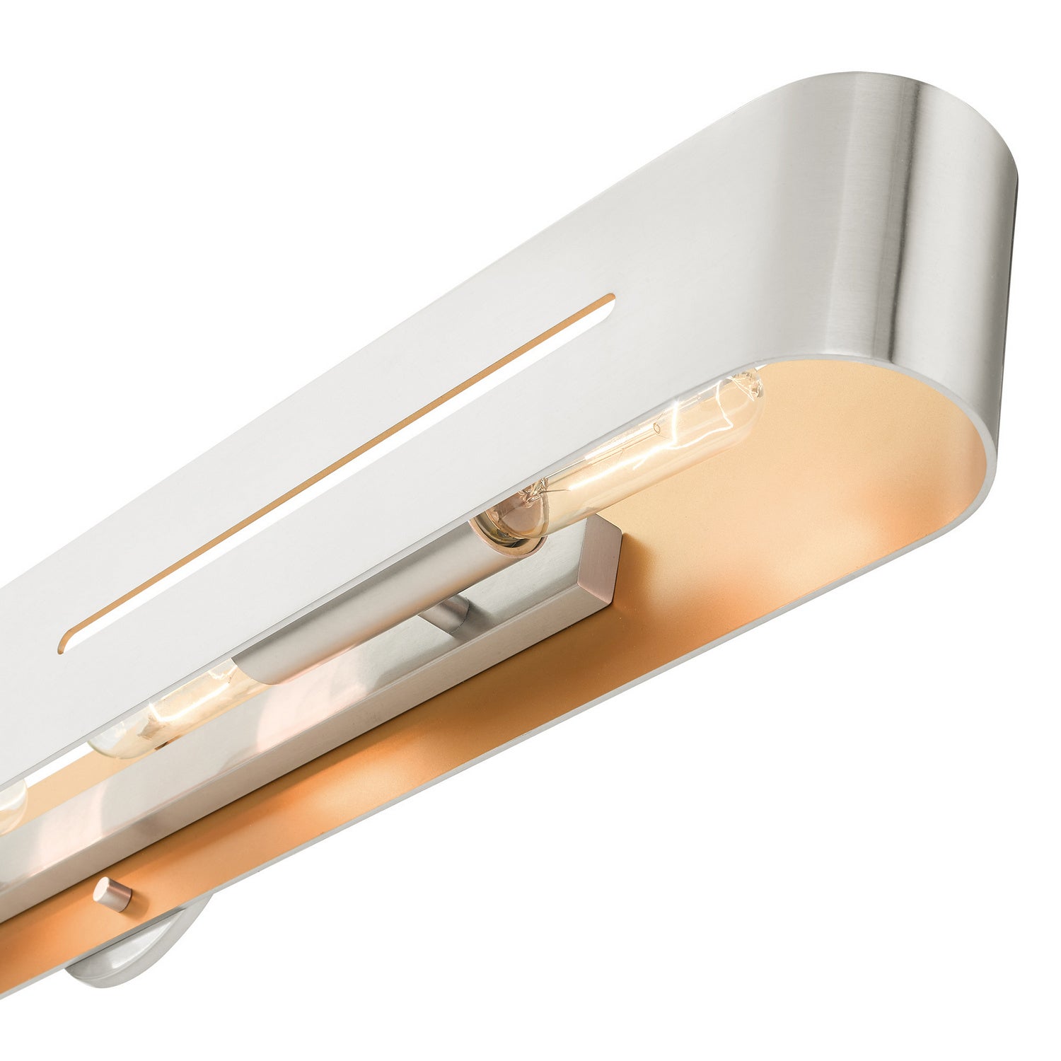 Livex Lighting - 16734-91 - Four Light Vanity - Ravena - Brushed Nickel