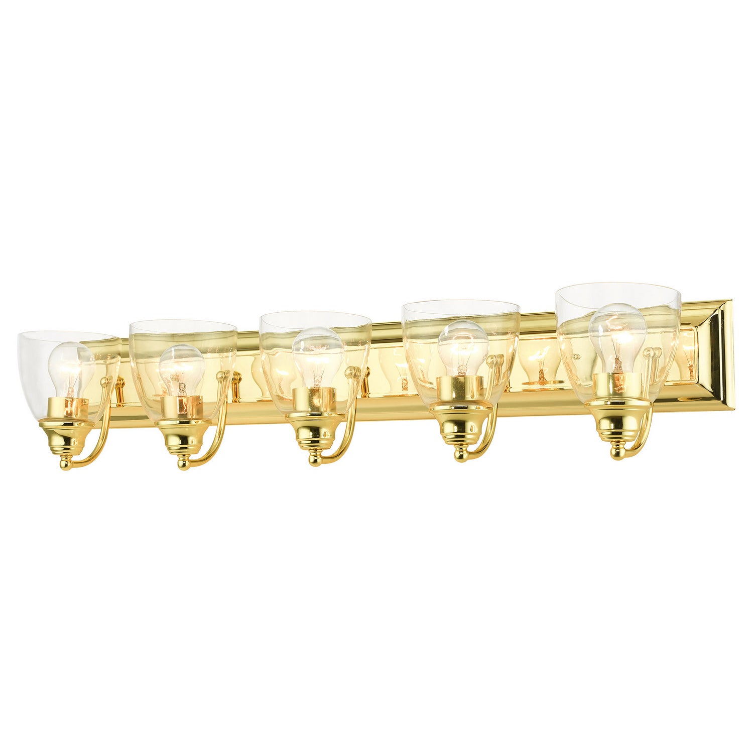 Livex Lighting - 17075-02 - Five Light Vanity - Birmingham - Polished Brass