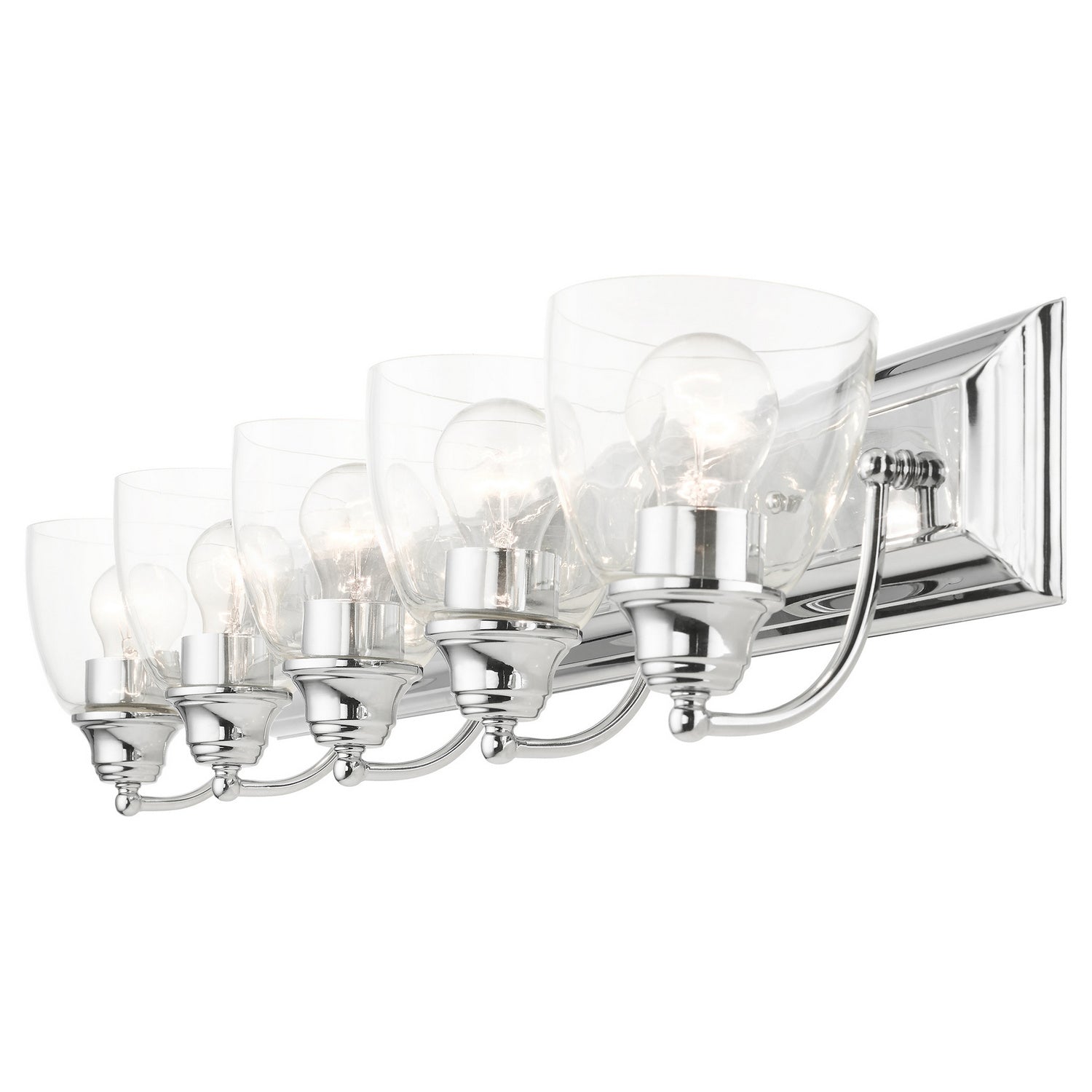 Livex Lighting - 17075-05 - Five Light Vanity - Birmingham - Polished Chrome