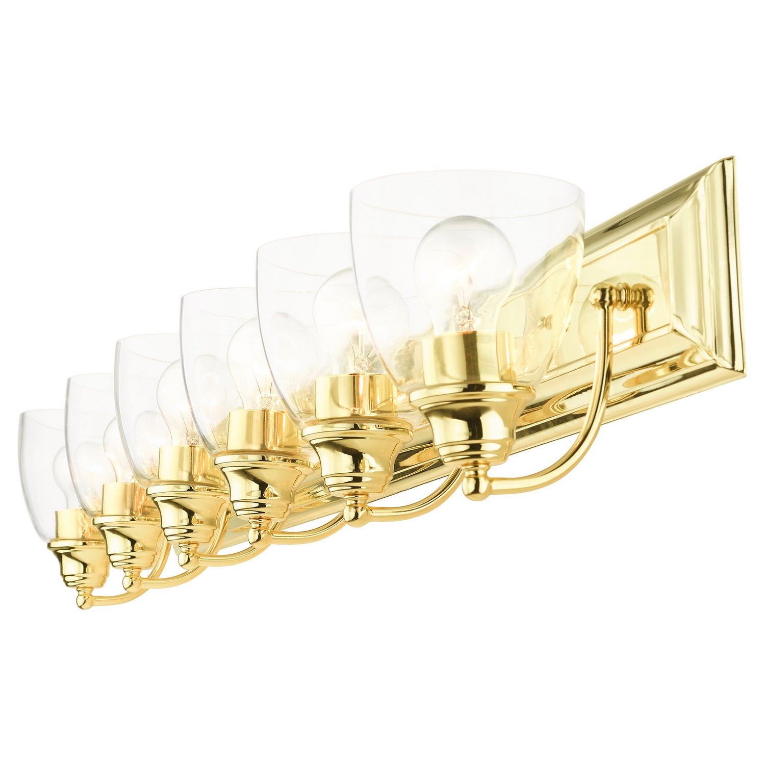 Livex Lighting - 17076-02 - Six Light Vanity - Birmingham - Polished Brass