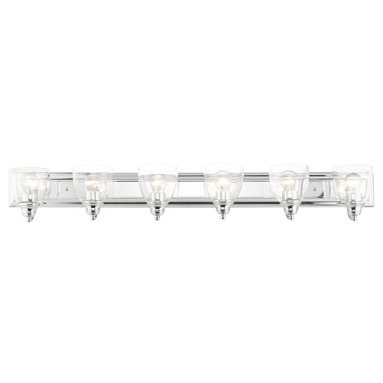 Livex Lighting - 17076-05 - Six Light Vanity - Birmingham - Polished Chrome