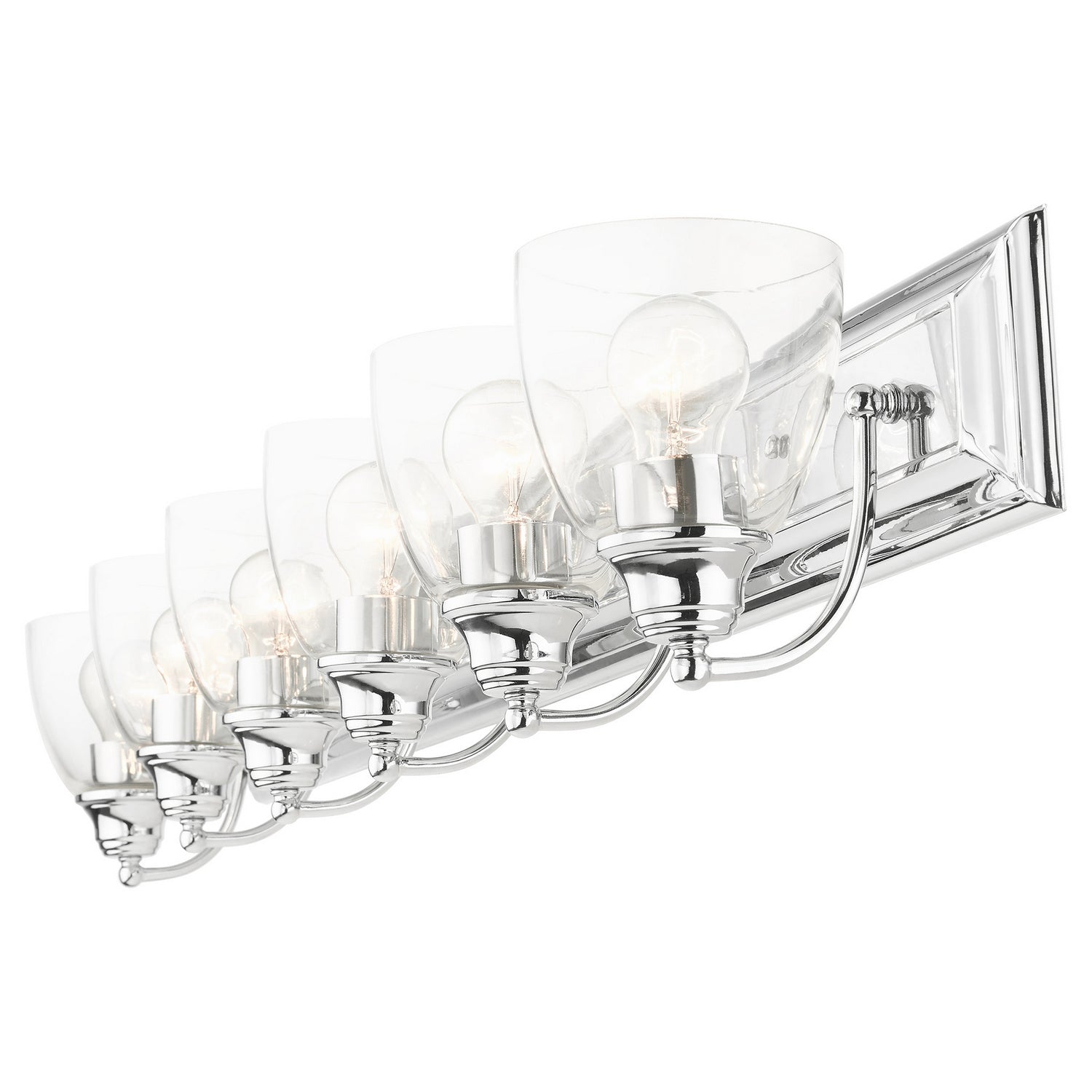 Livex Lighting - 17076-05 - Six Light Vanity - Birmingham - Polished Chrome