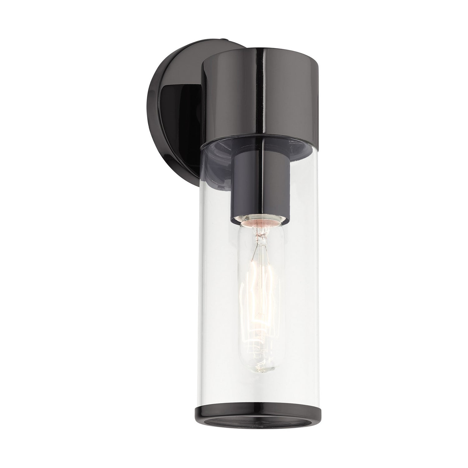 Livex Lighting - 17281-46 - One Light Wall Sconce - Banca - Black Chrome