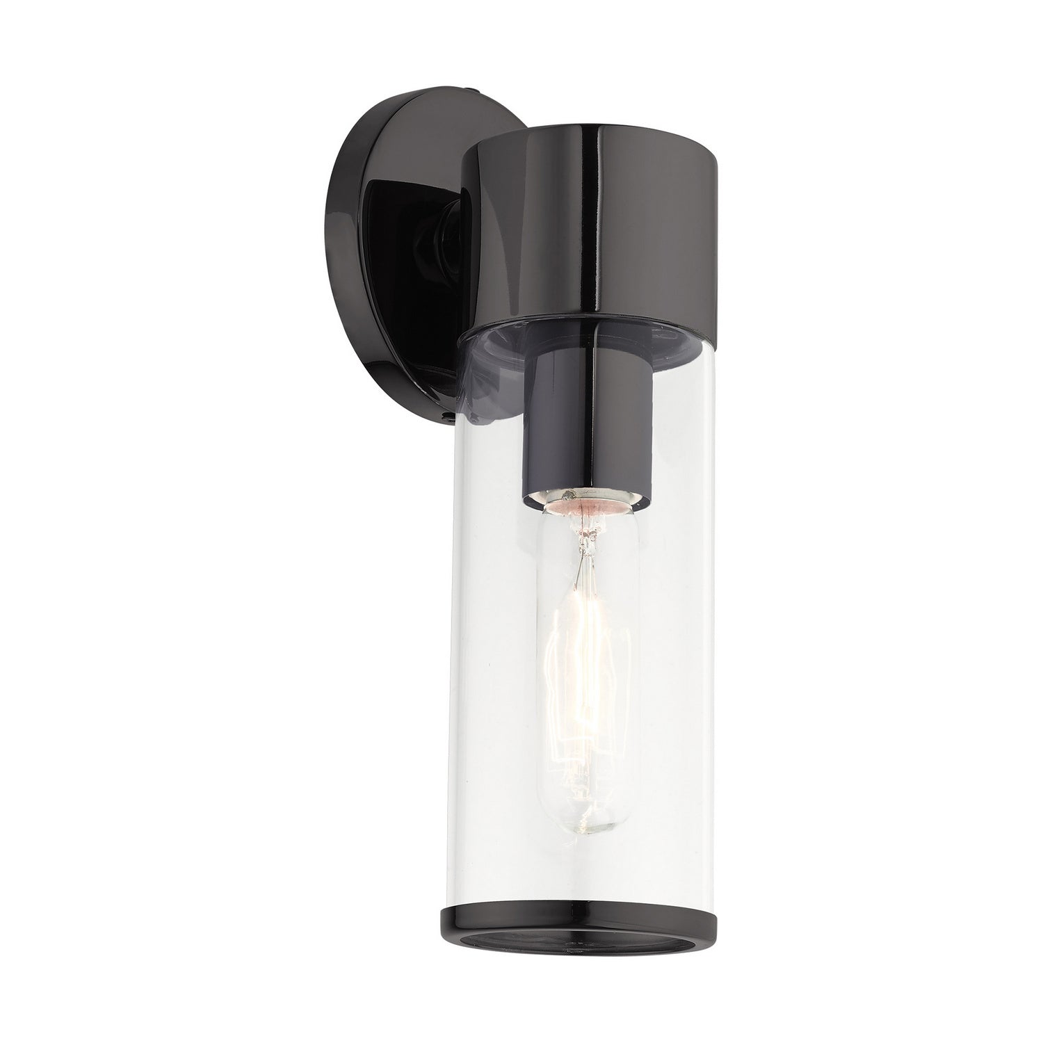 Livex Lighting - 17281-46 - One Light Wall Sconce - Banca - Black Chrome