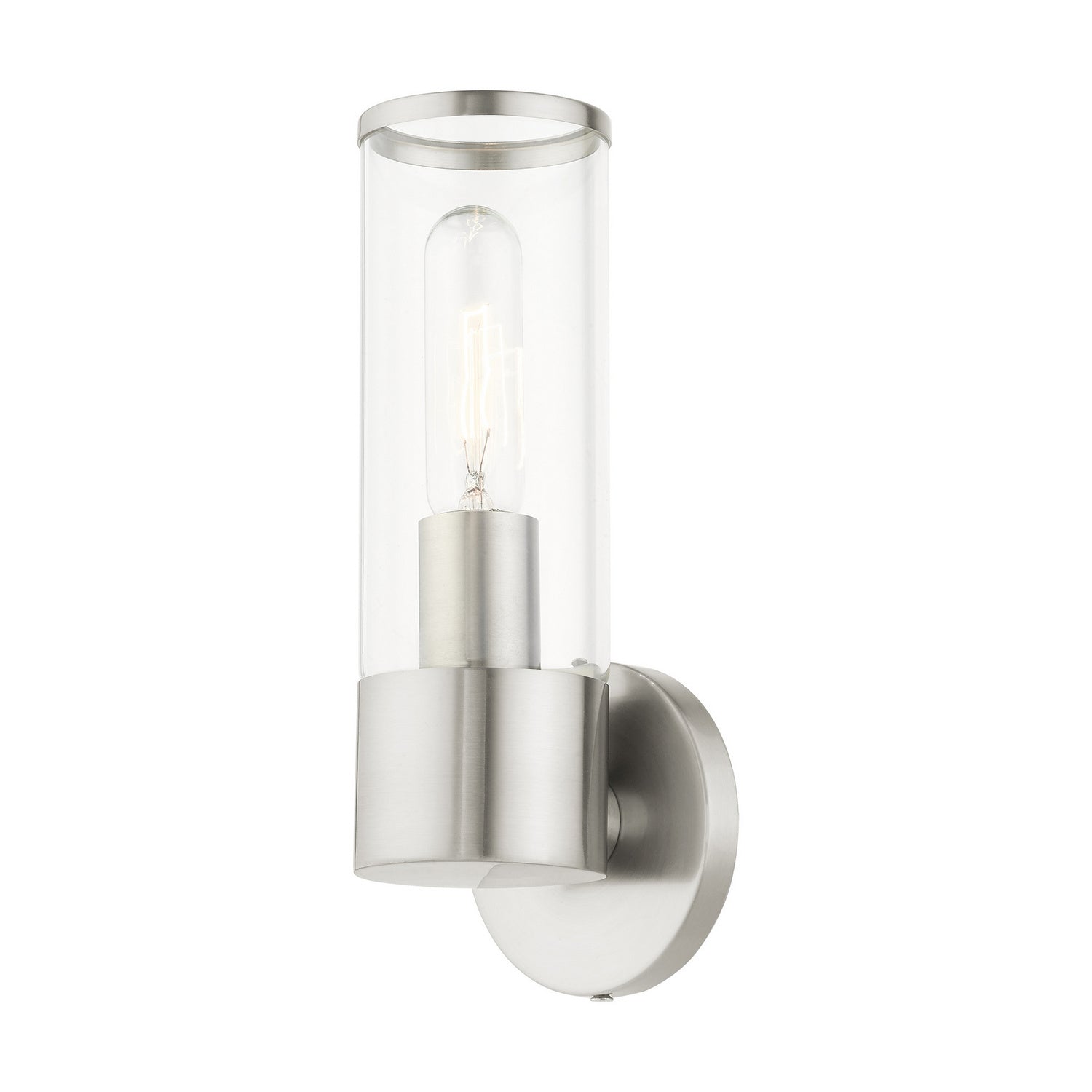 Livex Lighting - 17281-91 - One Light Wall Sconce - Banca - Brushed Nickel