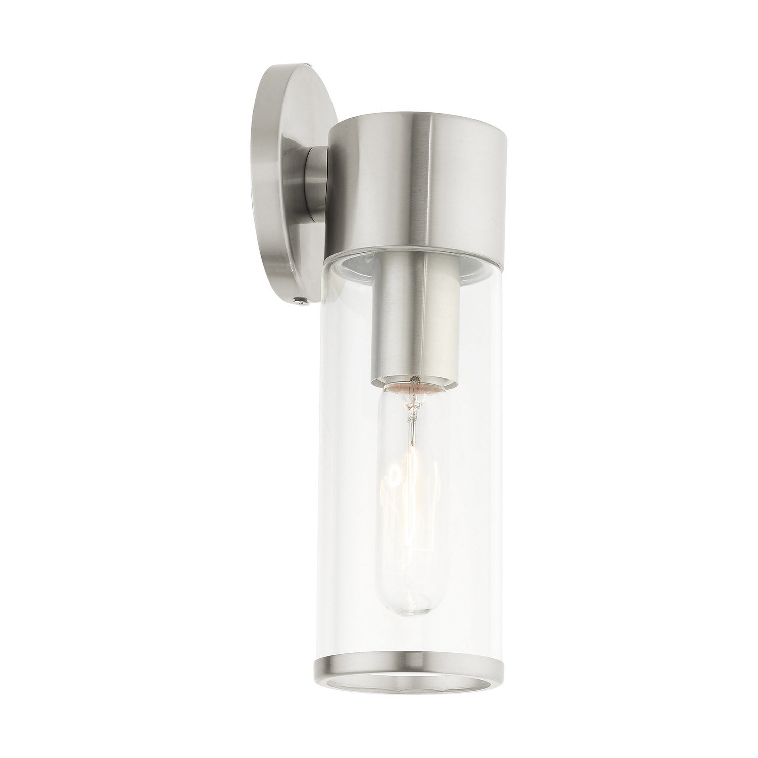 Livex Lighting - 17281-91 - One Light Wall Sconce - Banca - Brushed Nickel