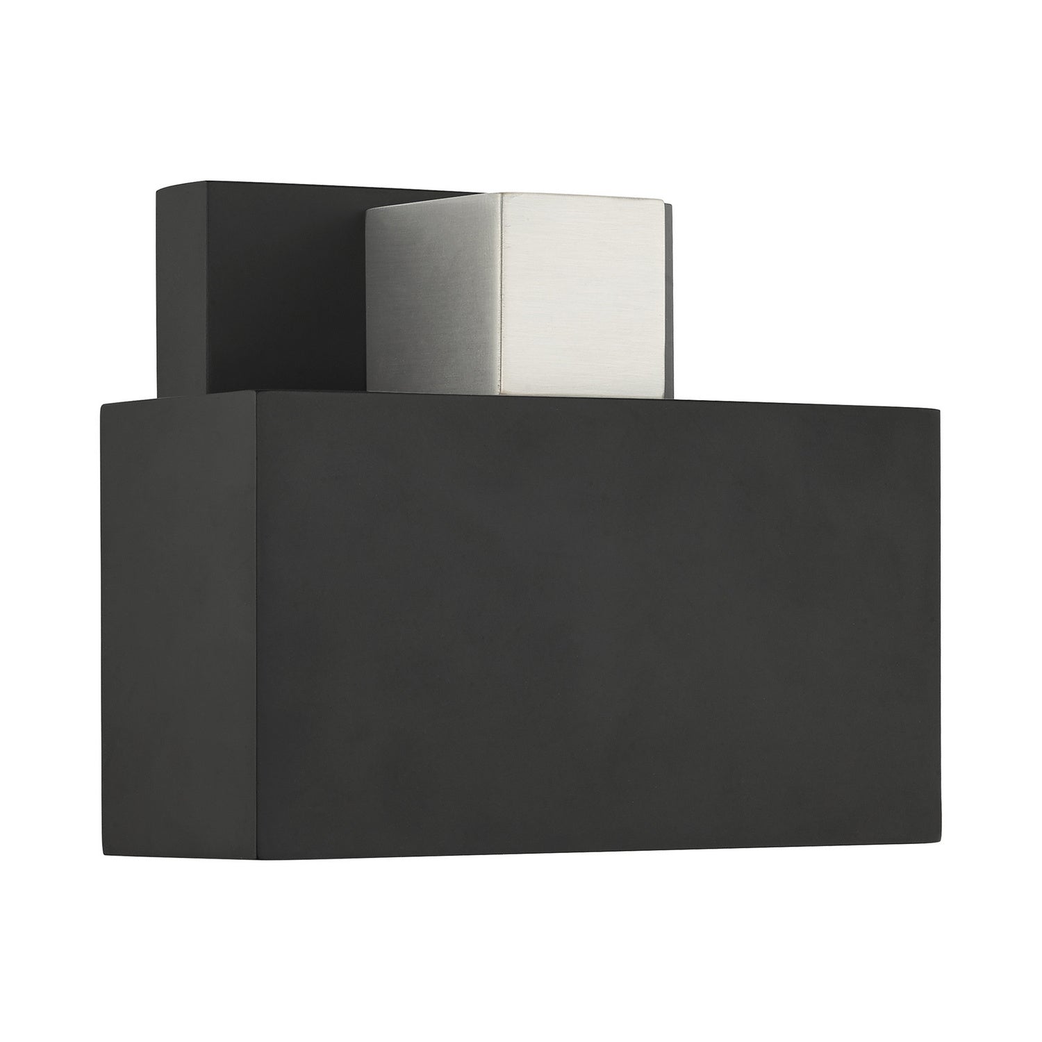 Livex Lighting - 22422-04 - One Light Outdoor Wall Sconce - Lynx - Black w/ Brushed Nickels