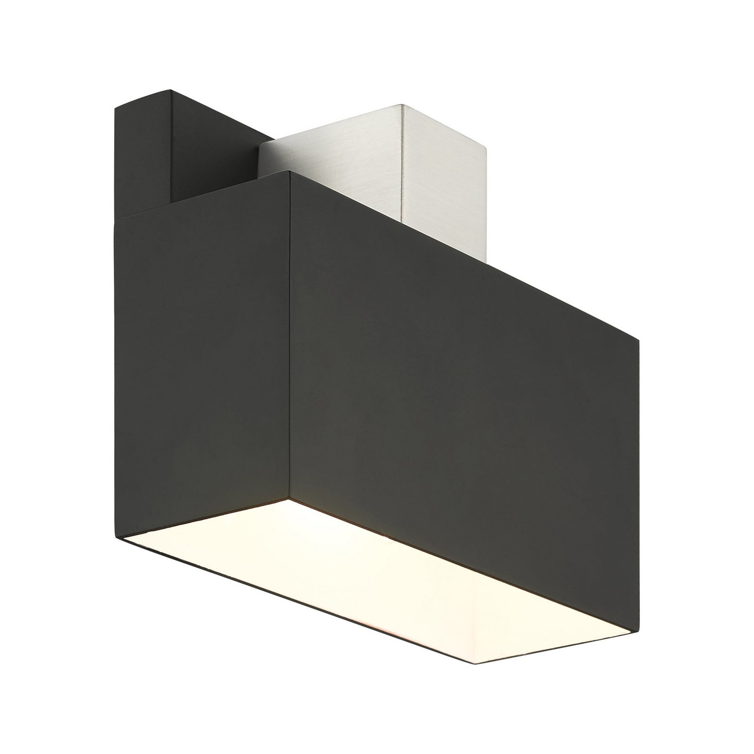 Livex Lighting - 22422-04 - One Light Outdoor Wall Sconce - Lynx - Black w/ Brushed Nickels