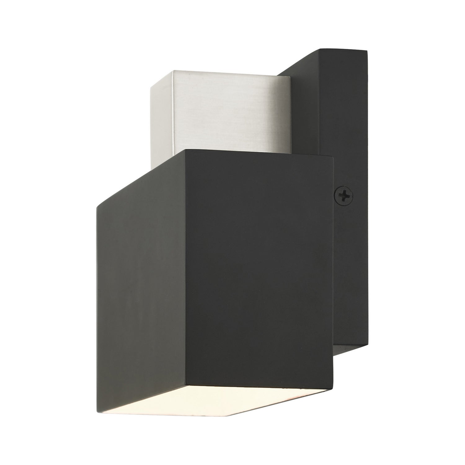 Livex Lighting - 22422-04 - One Light Outdoor Wall Sconce - Lynx - Black w/ Brushed Nickels