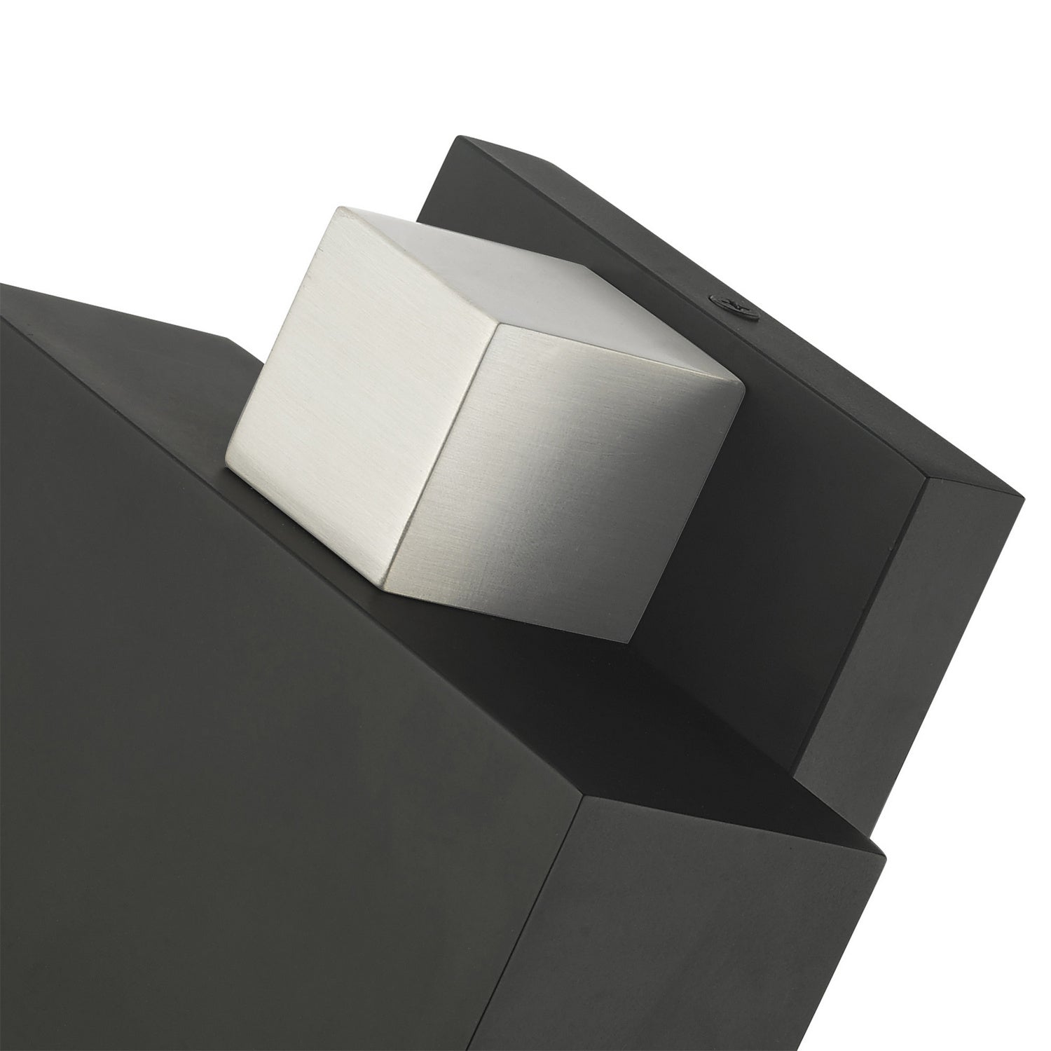 Livex Lighting - 22422-04 - One Light Outdoor Wall Sconce - Lynx - Black w/ Brushed Nickels