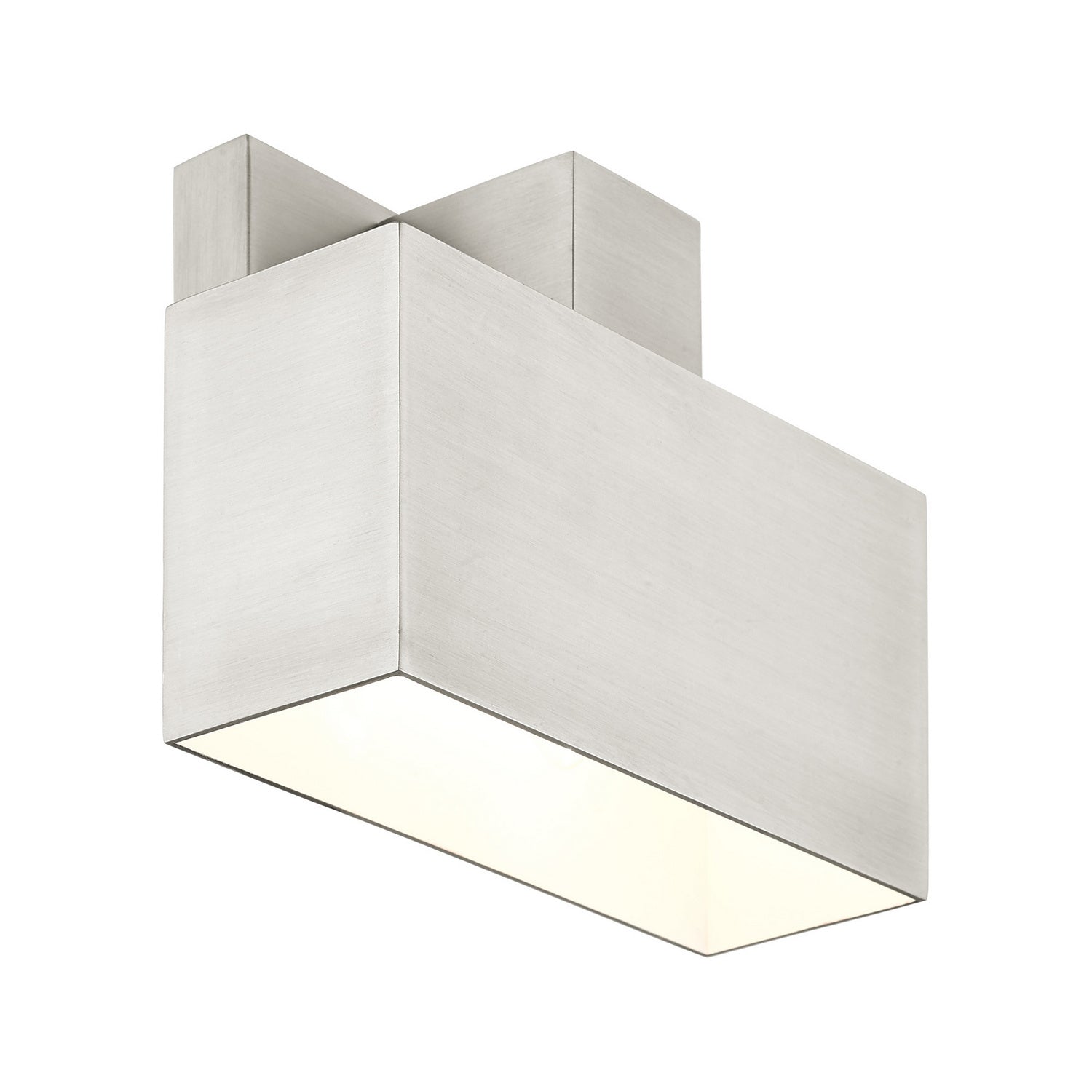 Livex Lighting - 22422-91 - One Light Outdoor Wall Sconce - Lynx - Brushed Nickel