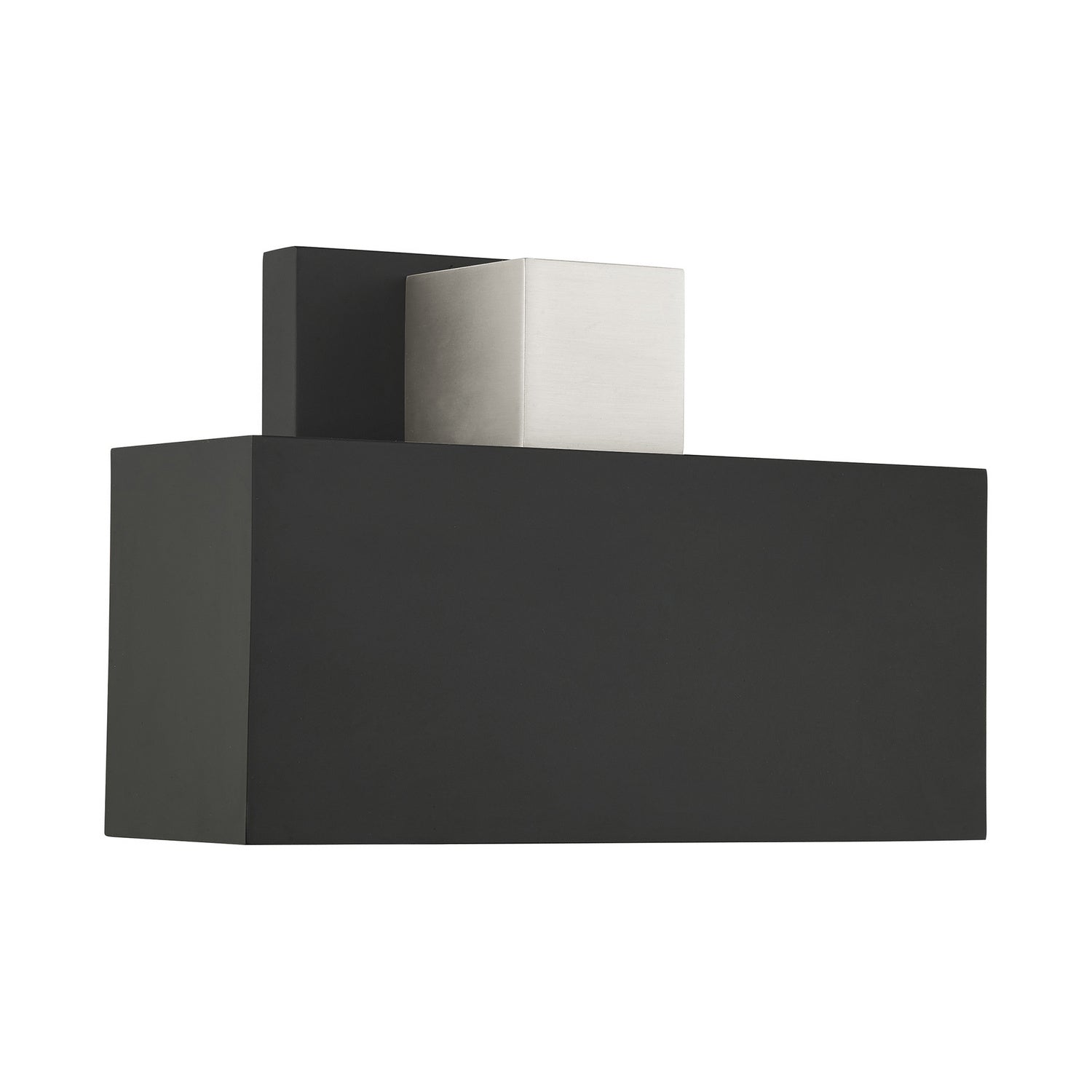 Livex Lighting - 22423-04 - One Light Outdoor Wall Sconce - Lynx - Black w/ Brushed Nickels