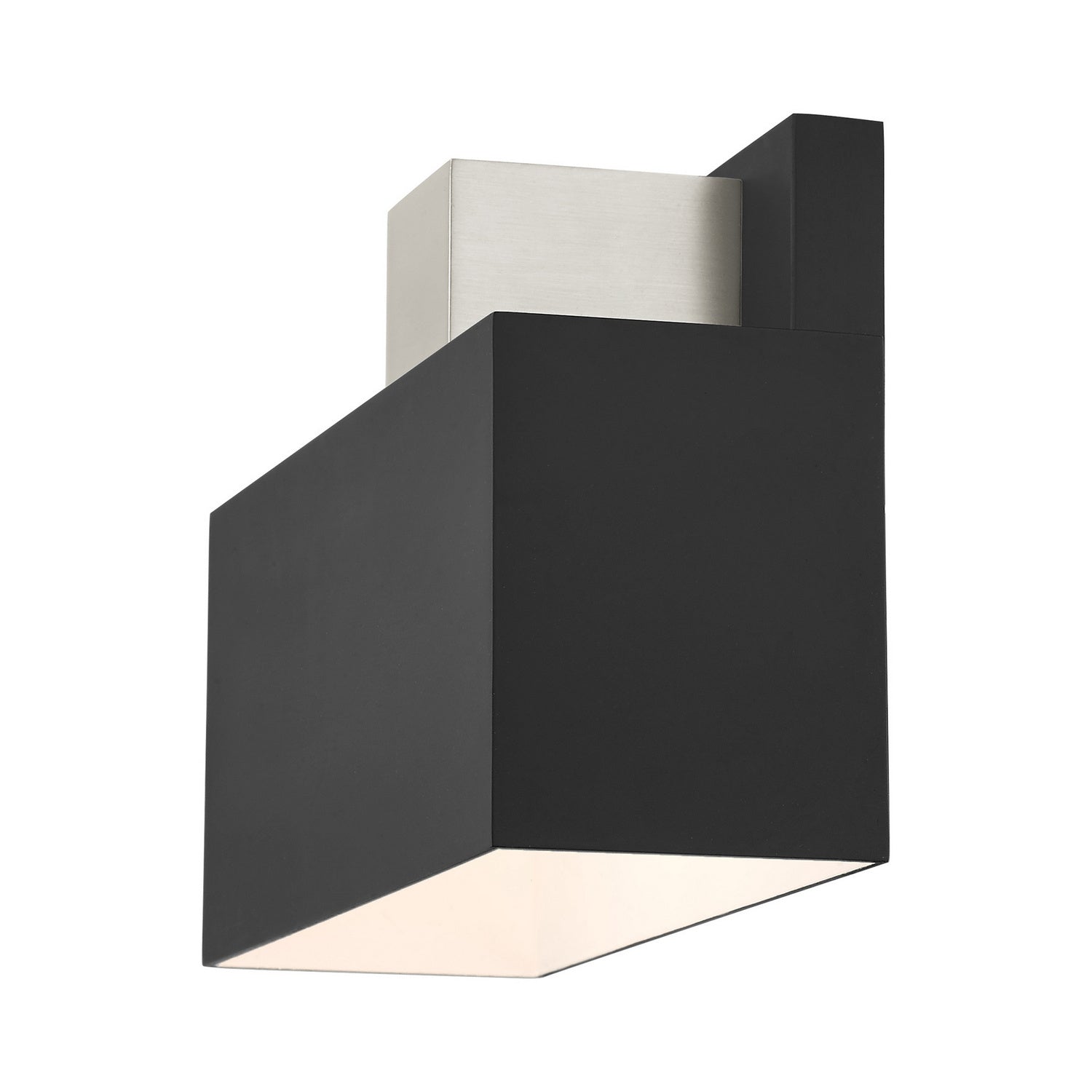 Livex Lighting - 22423-04 - One Light Outdoor Wall Sconce - Lynx - Black w/ Brushed Nickels
