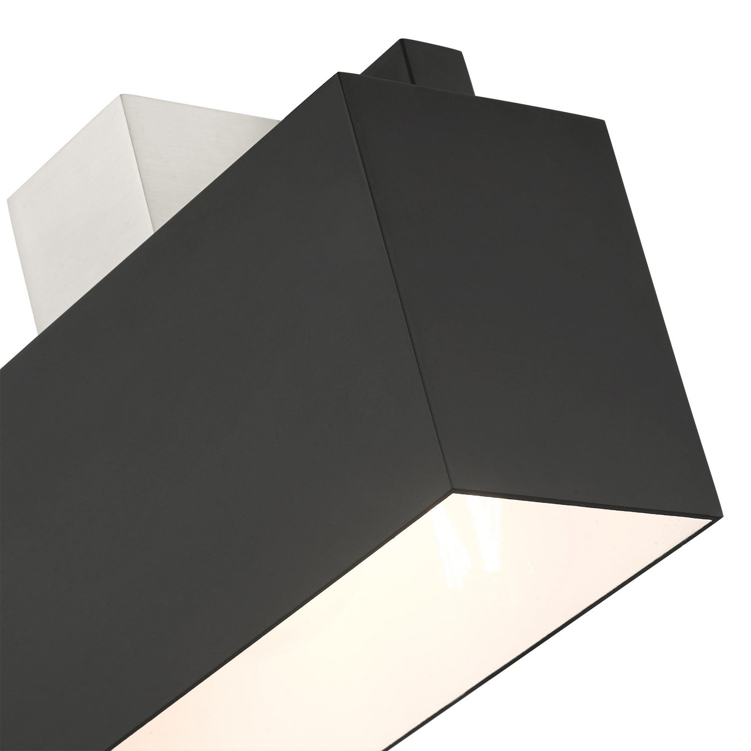 Livex Lighting - 22423-04 - One Light Outdoor Wall Sconce - Lynx - Black w/ Brushed Nickels