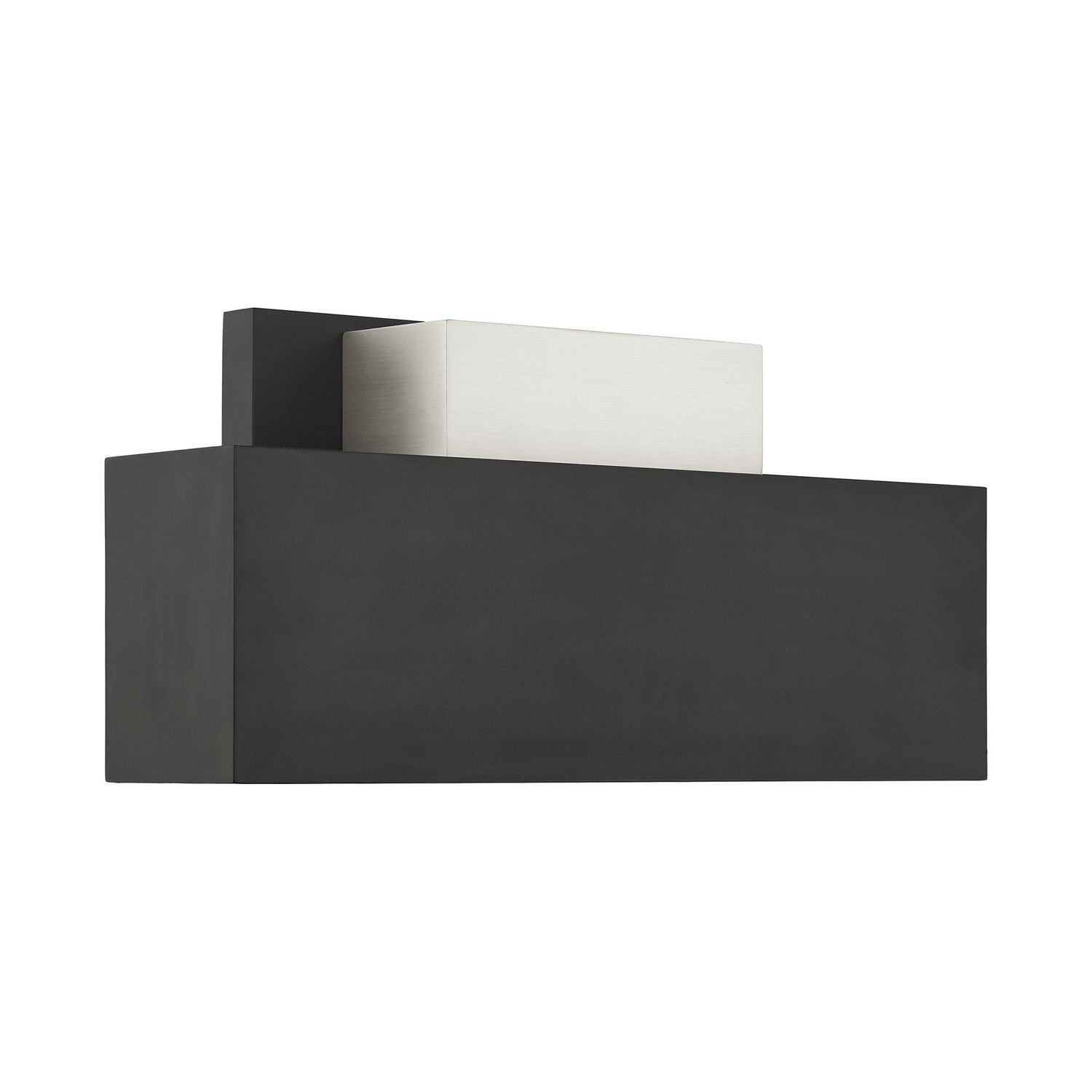 Livex Lighting - 22424-04 - Two Light Outdoor Wall Sconce - Lynx - Black w/ Brushed Nickels