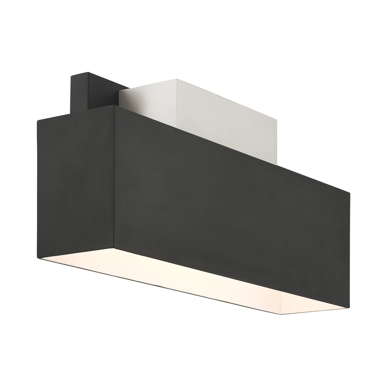 Livex Lighting - 22424-04 - Two Light Outdoor Wall Sconce - Lynx - Black w/ Brushed Nickels