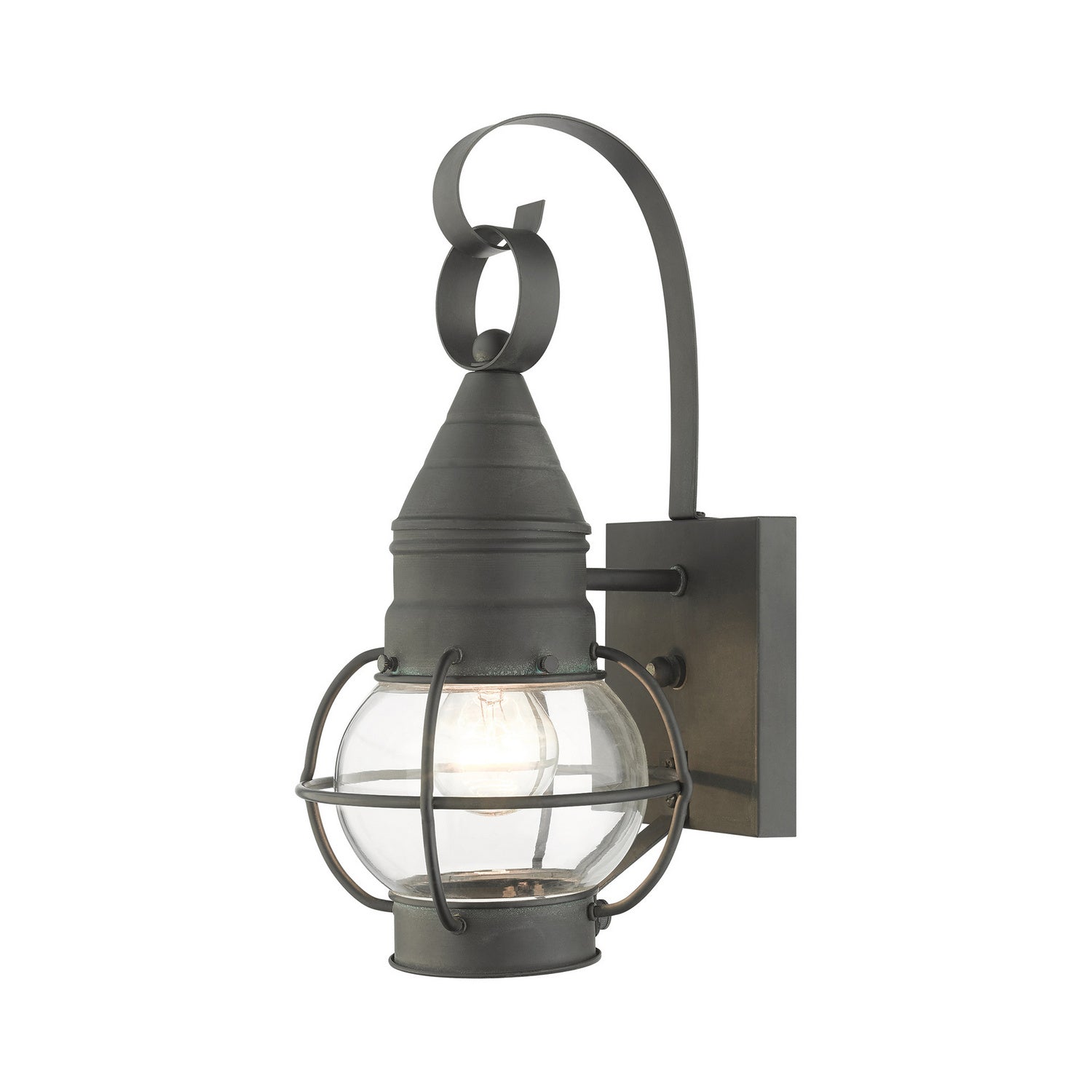 Livex Lighting - 26900-61 - One Light Outdoor Wall Lantern - Newburyport - Charcoal