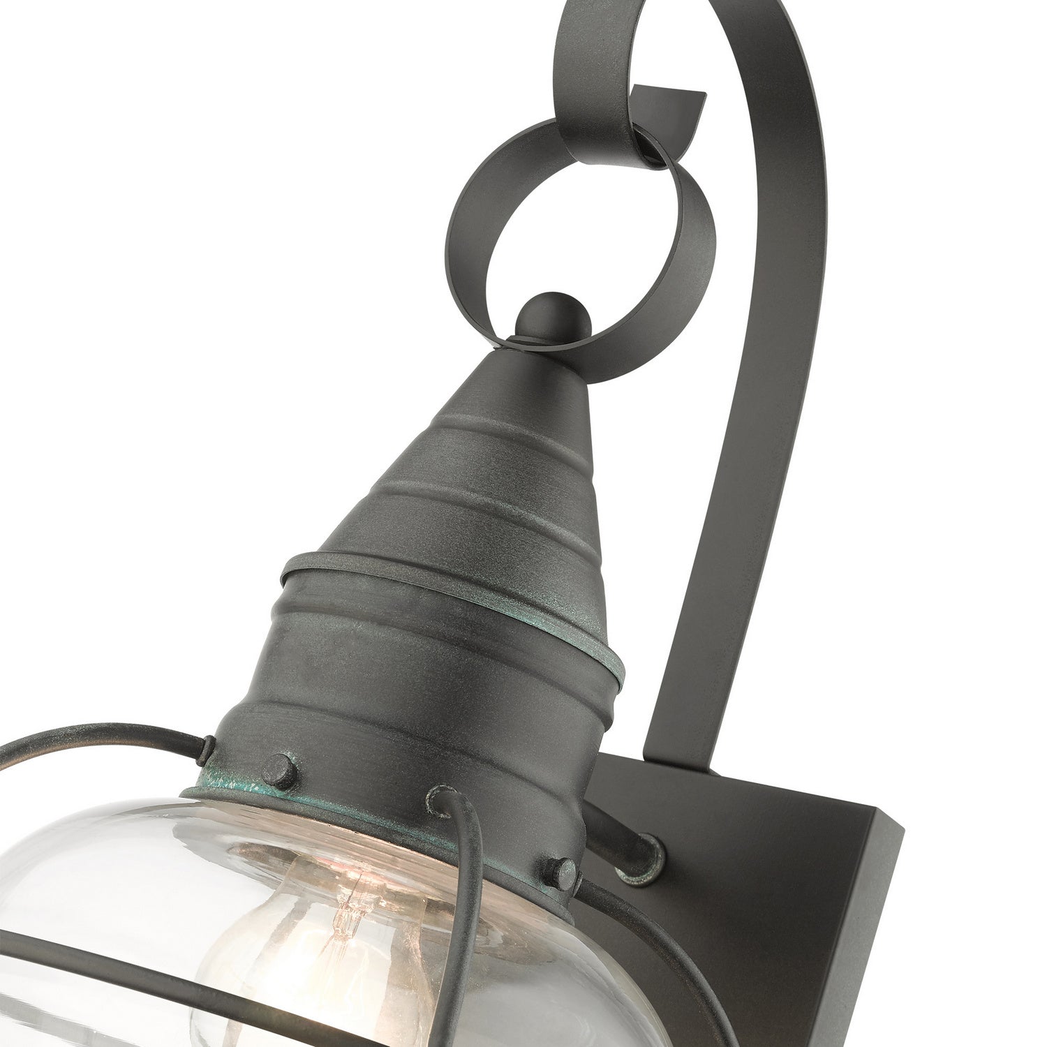 Livex Lighting - 26901-61 - One Light Outdoor Wall Lantern - Newburyport - Charcoal
