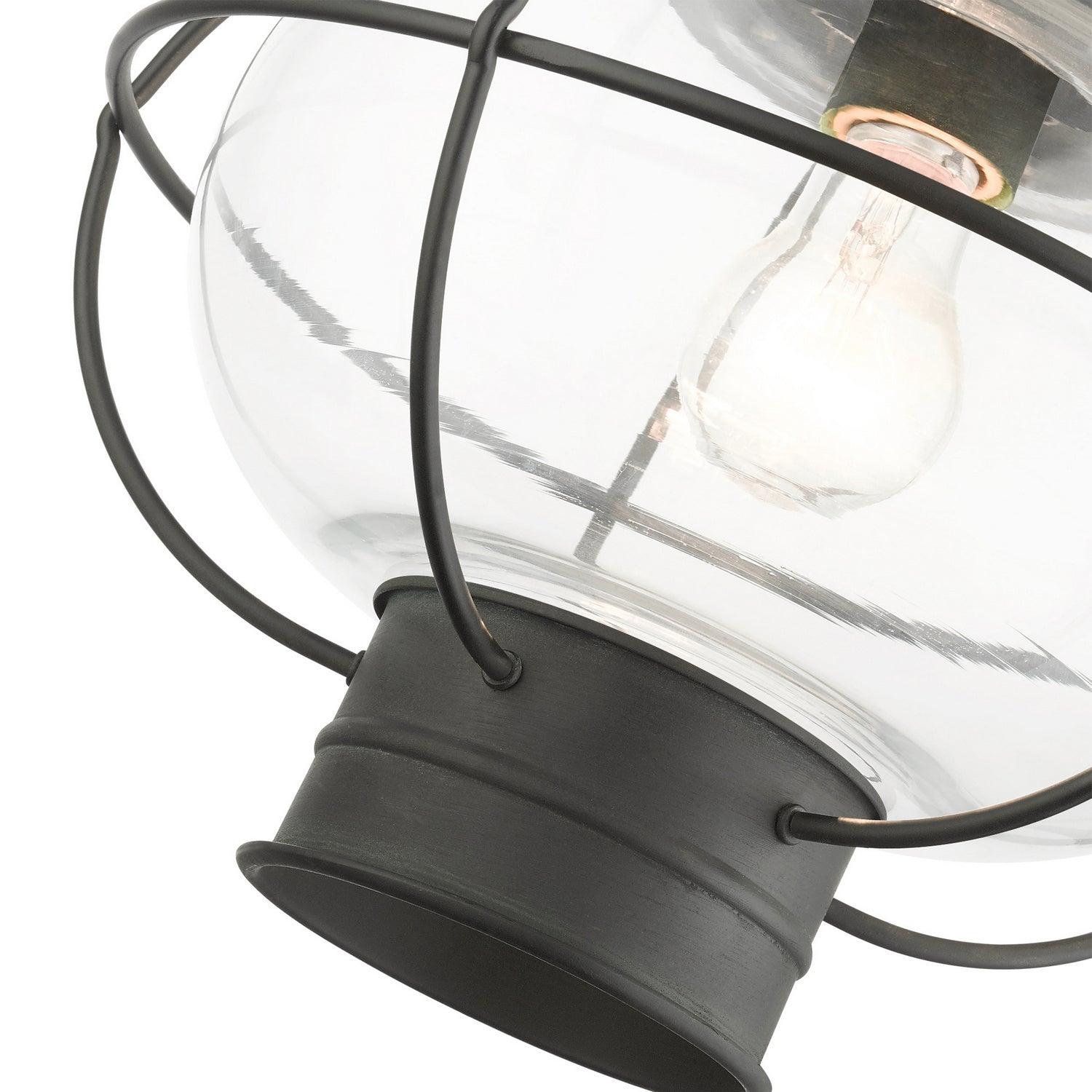 Livex Lighting - 26906-61 - One Light Outdoor Pendant - Newburyport - Charcoal