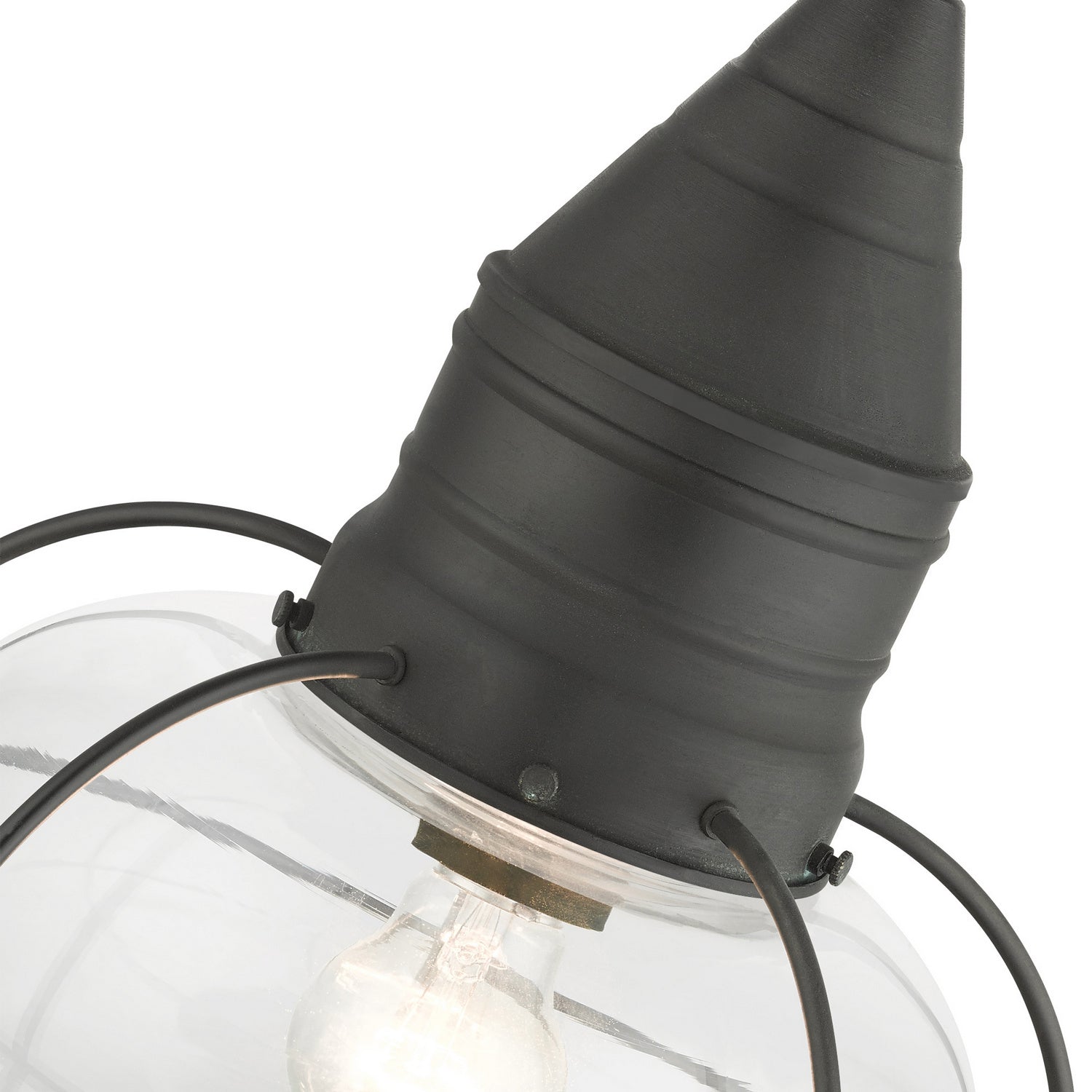 Livex Lighting - 26906-61 - One Light Outdoor Pendant - Newburyport - Charcoal