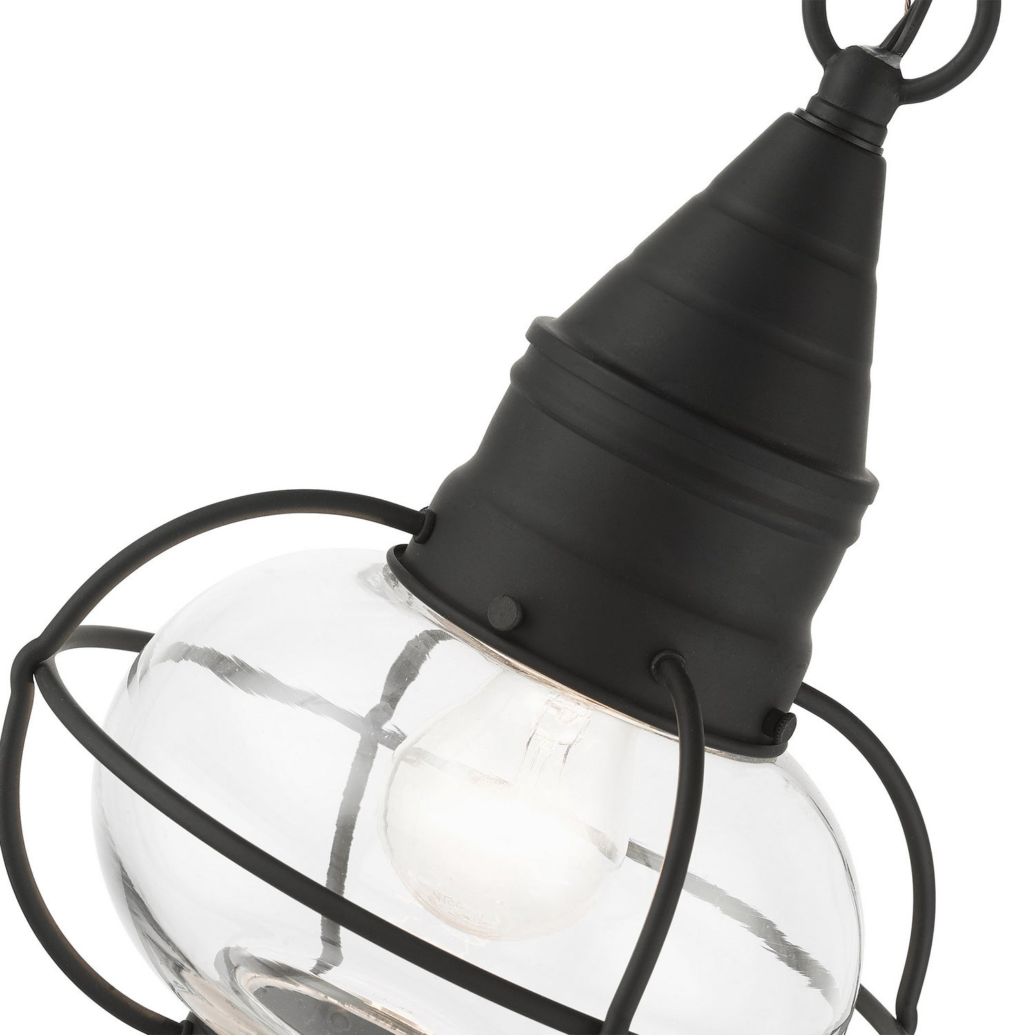 Livex Lighting - 26910-04 - One Light Outdoor Pendant - Newburyport - Black