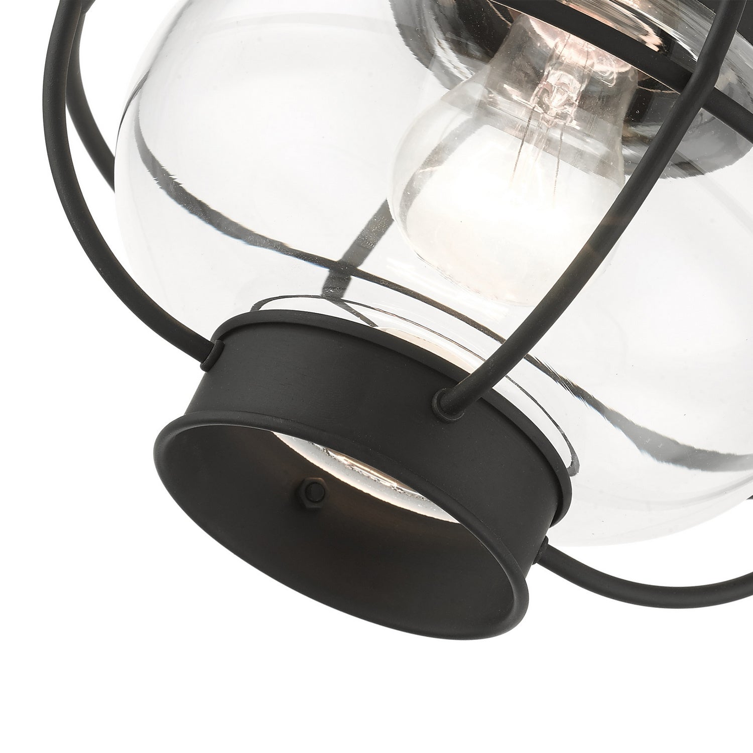 Livex Lighting - 26910-04 - One Light Outdoor Pendant - Newburyport - Black
