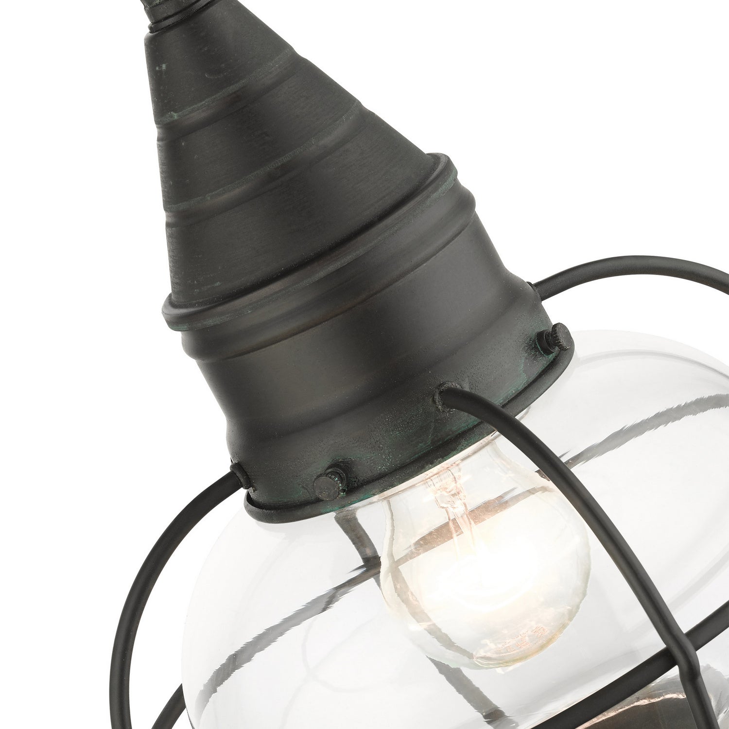 Livex Lighting - 26910-61 - One Light Outdoor Pendant - Newburyport - Charcoal