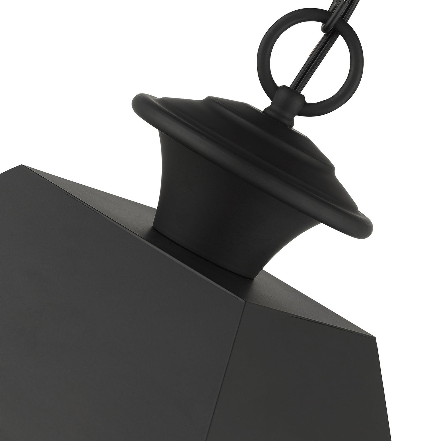 Livex Lighting - 27220-04 - Three Light Outdoor Pendant - Wentworth - Black w/ Brushed Nickel Cluster