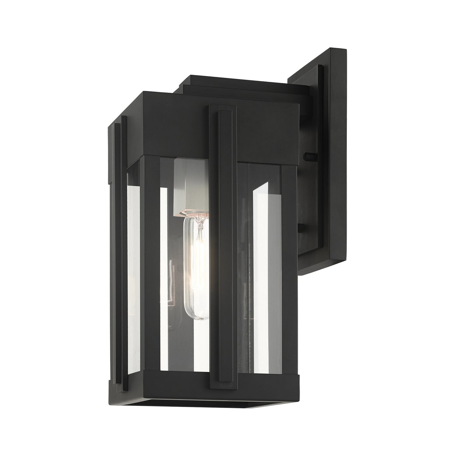 Livex Lighting - 27712-04 - One Light Outdoor Wall Lantern - Lexington - Black