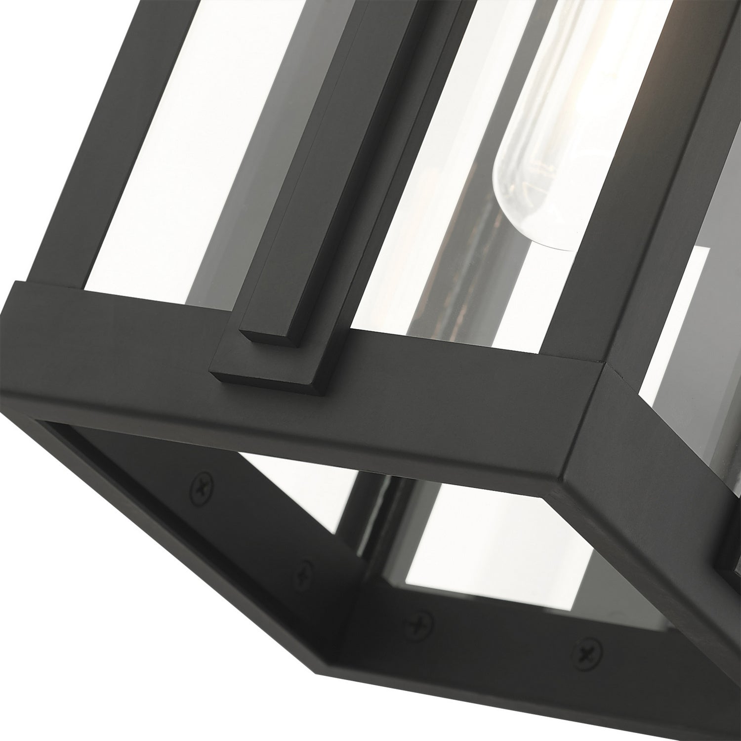 Livex Lighting - 27712-04 - One Light Outdoor Wall Lantern - Lexington - Black