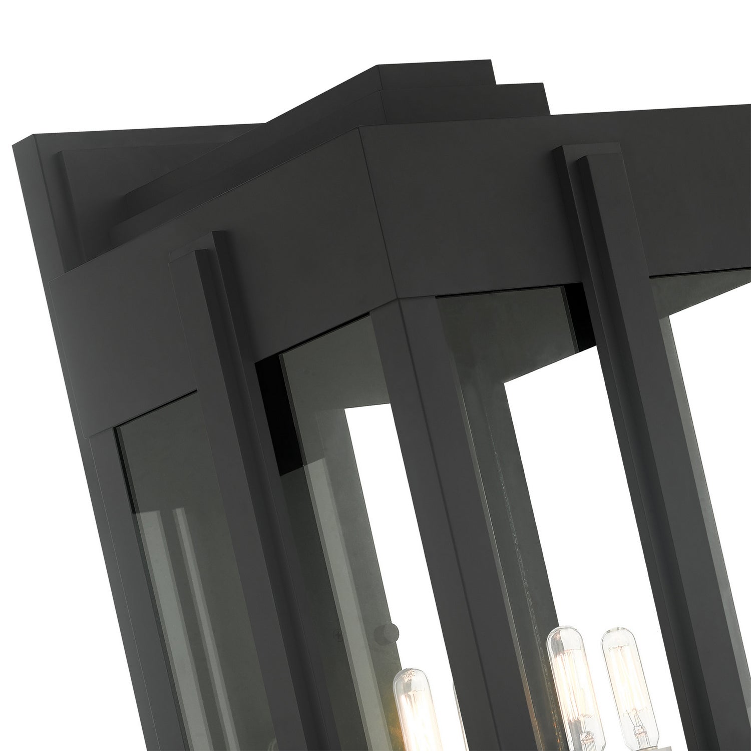 Livex Lighting - 27716-04 - Four Light Outdoor Wall Lantern - Lexington - Black