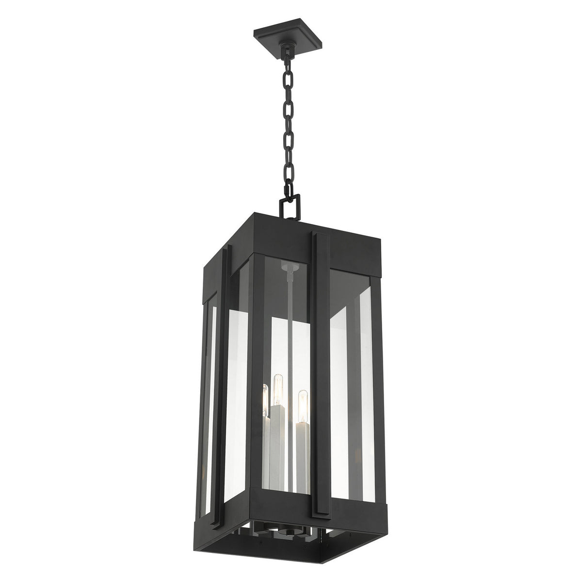 Livex Lighting - 27720-04 - Four Light Outdoor Pendant - Lexington - Black