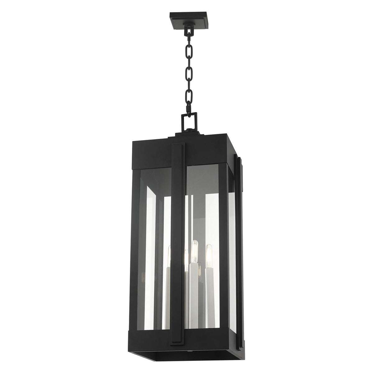 Livex Lighting - 27720-04 - Four Light Outdoor Pendant - Lexington - Black