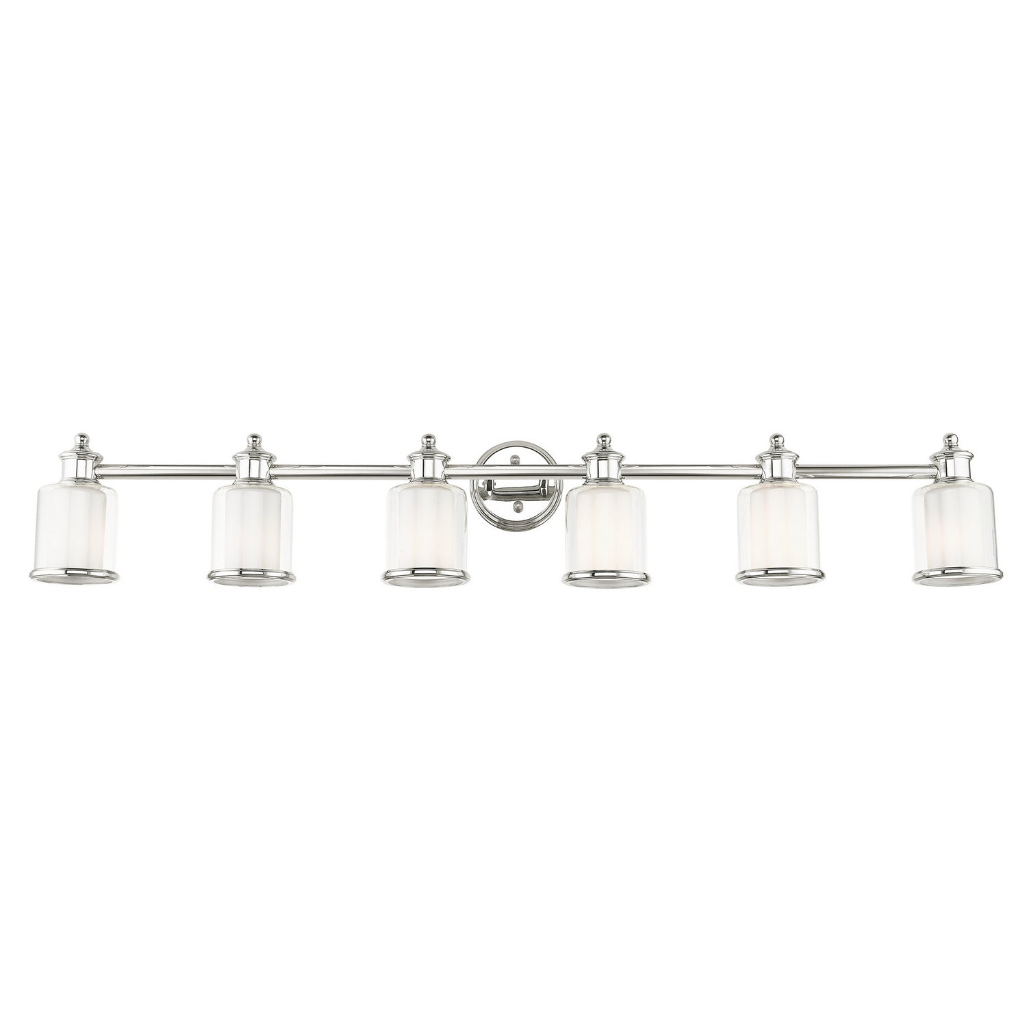 Livex Lighting - 40216-35 - Six Light Vanity - Middlebush - Polished Nickel