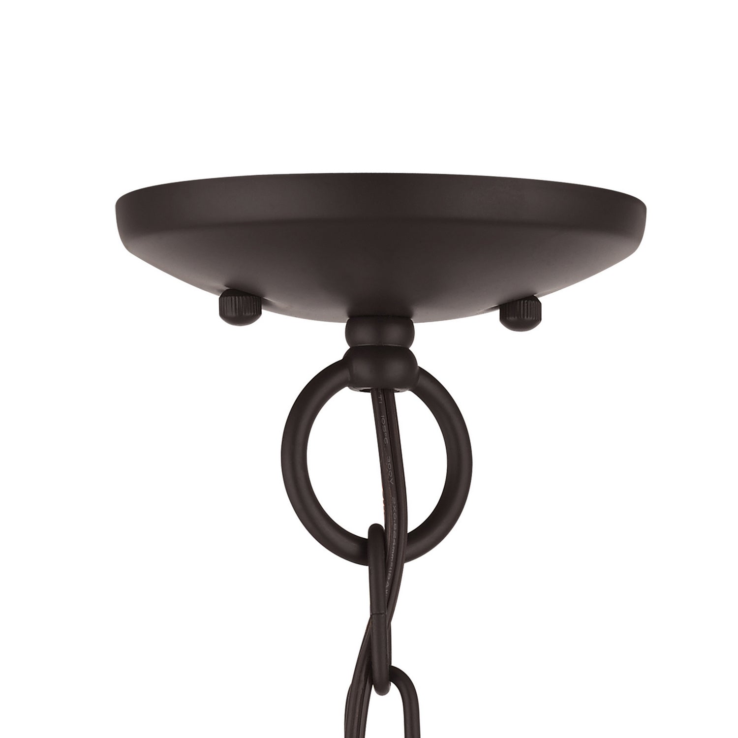 Livex Lighting - 40905-07 - Five Light Chandelier - Aria - Bronze w/ Antique Brasss