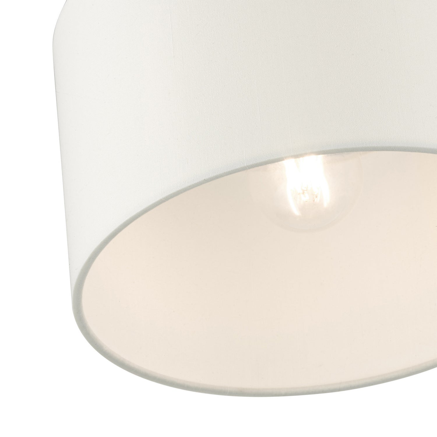 Livex Lighting - 41095-12 - One Light Semi Flush Mount - Meridian - Satin Brass