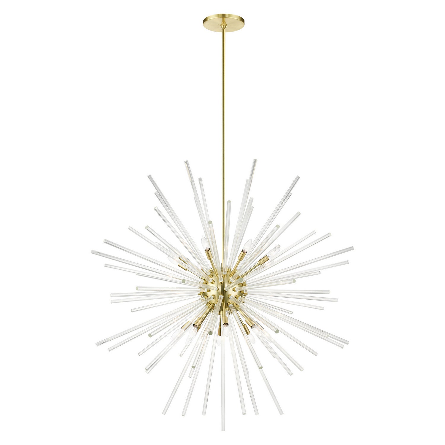 Livex Lighting - 41260-12 - 16 Light Foyer Pendant - Utopia - Satin Brass