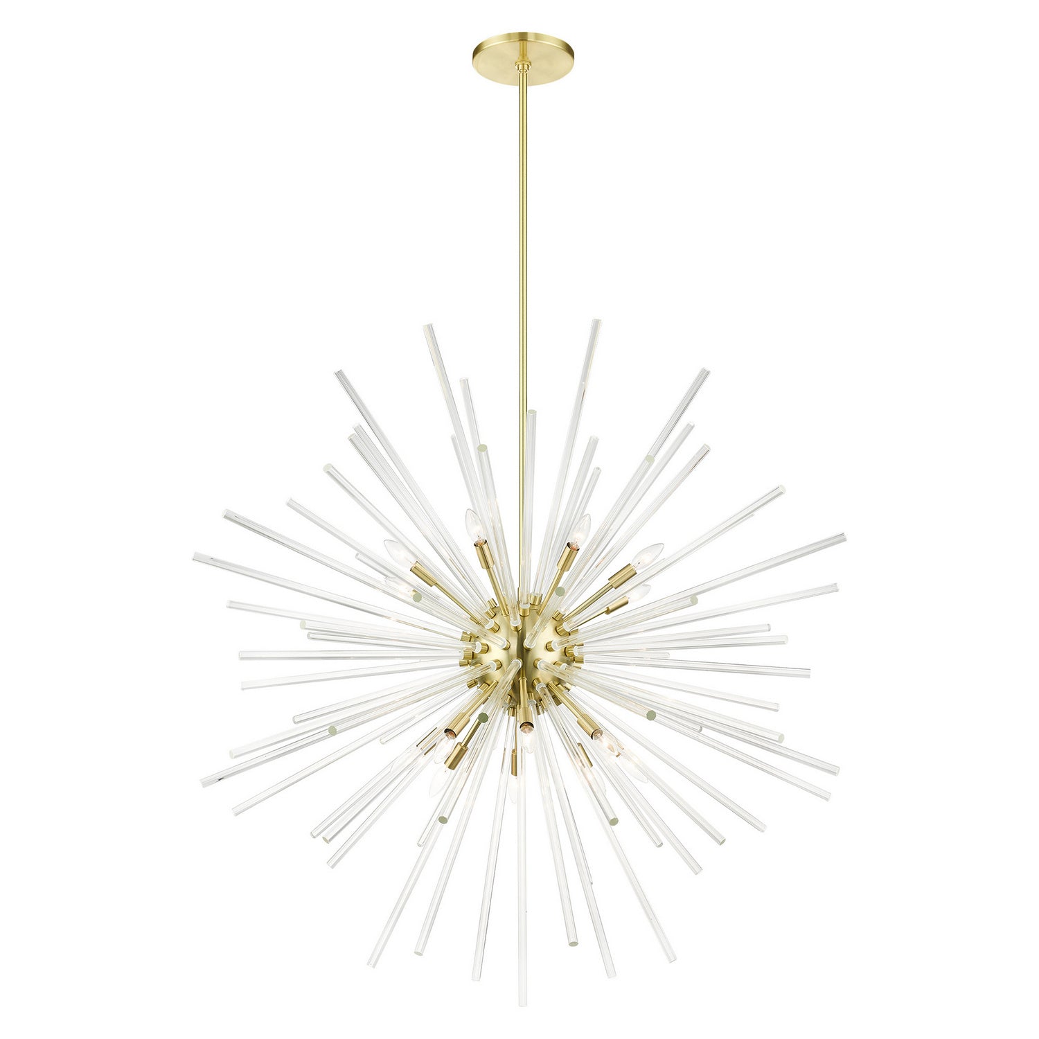 Livex Lighting - 41260-12 - 16 Light Foyer Pendant - Utopia - Satin Brass