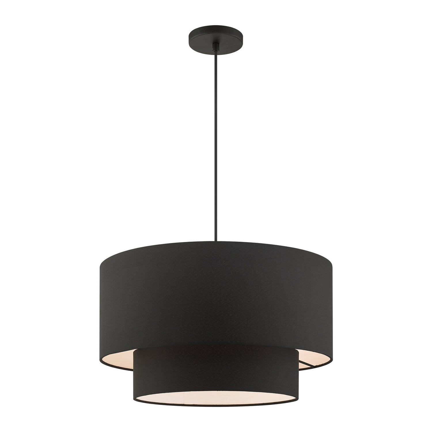 Livex Lighting - 45668-04 - Three Light Pendant - Bainbridge - Black