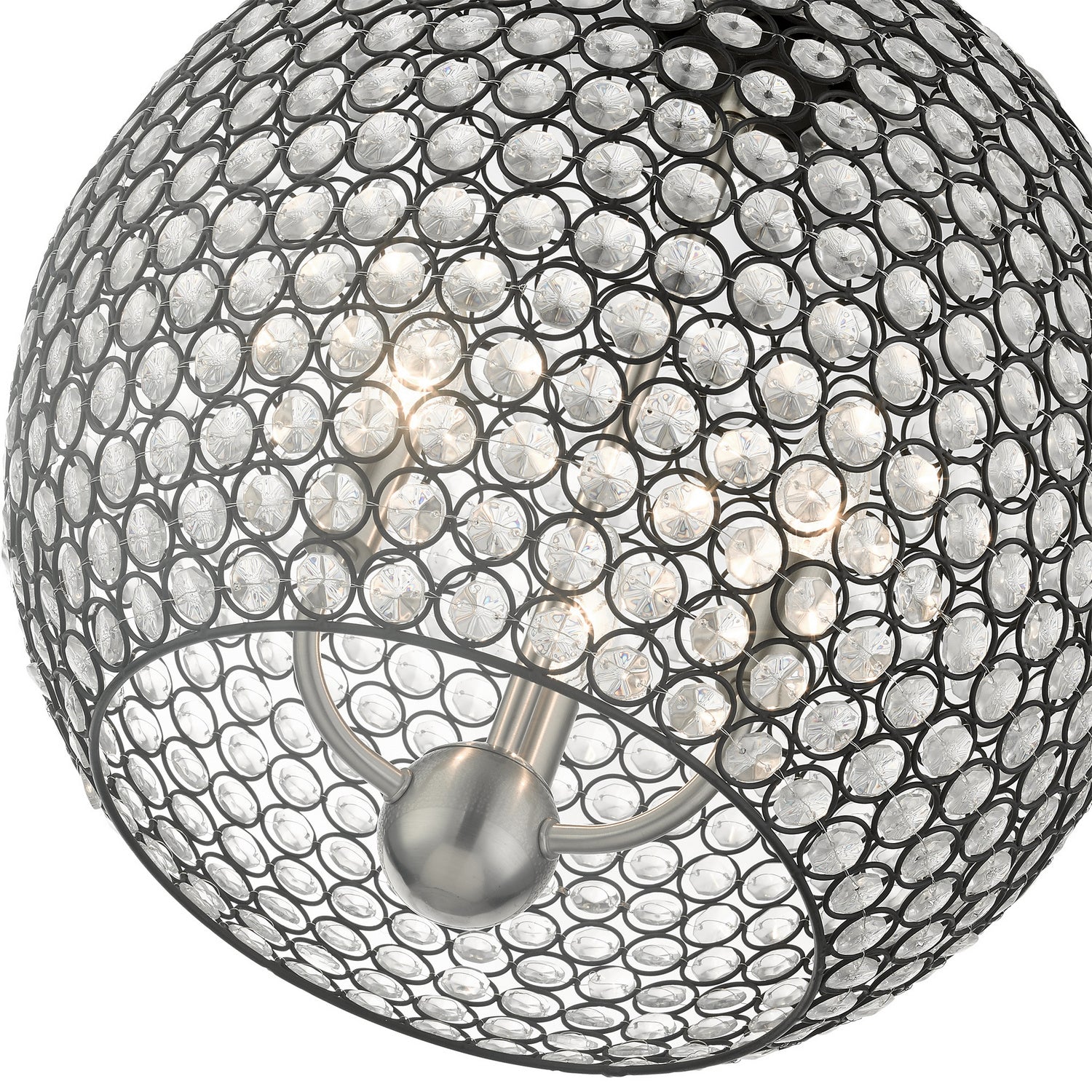 Livex Lighting - 45723-04 - Three Light Pendant - Cassandra - Black