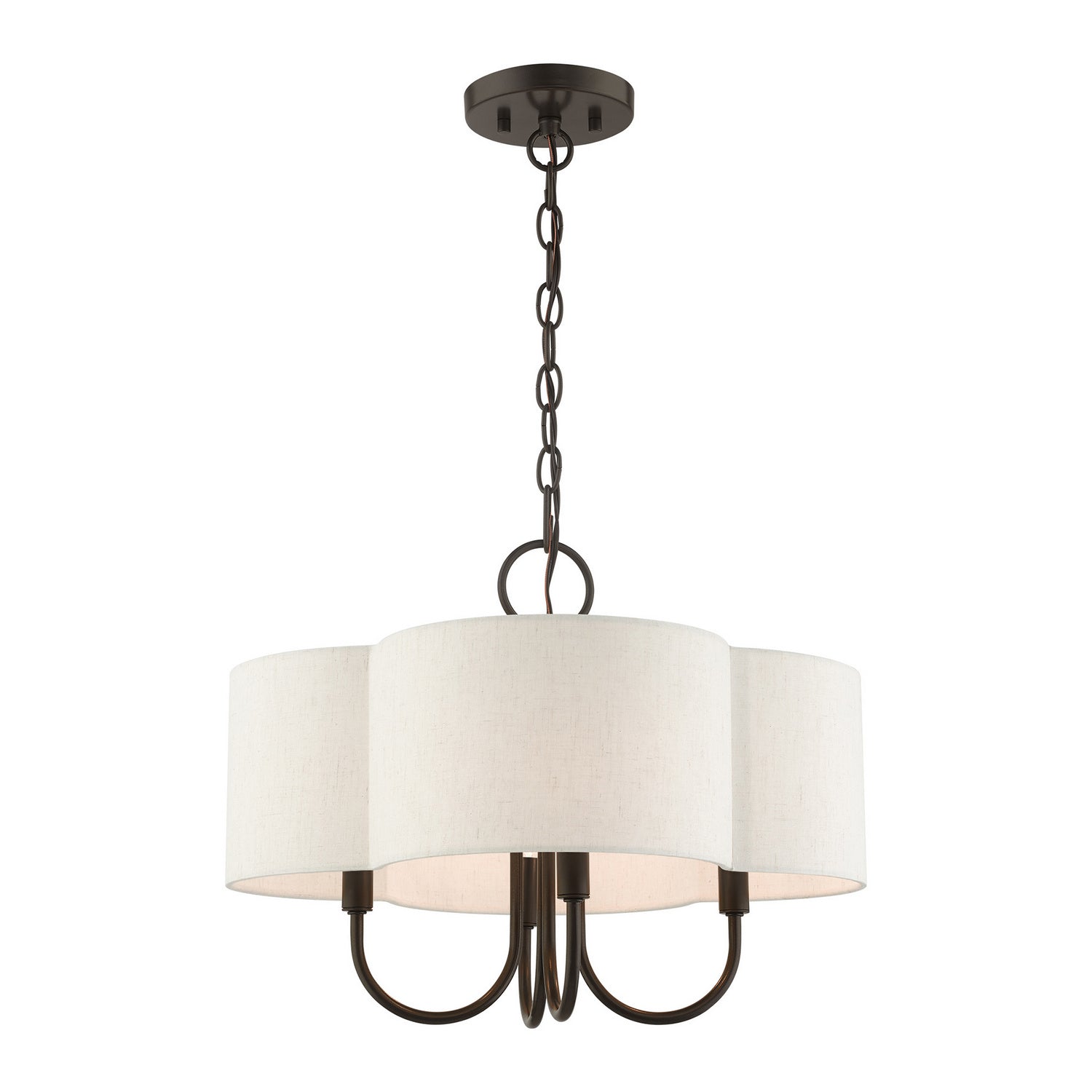 Livex Lighting - 45806-92 - Four Light Chandelier - Solstice - English Bronze